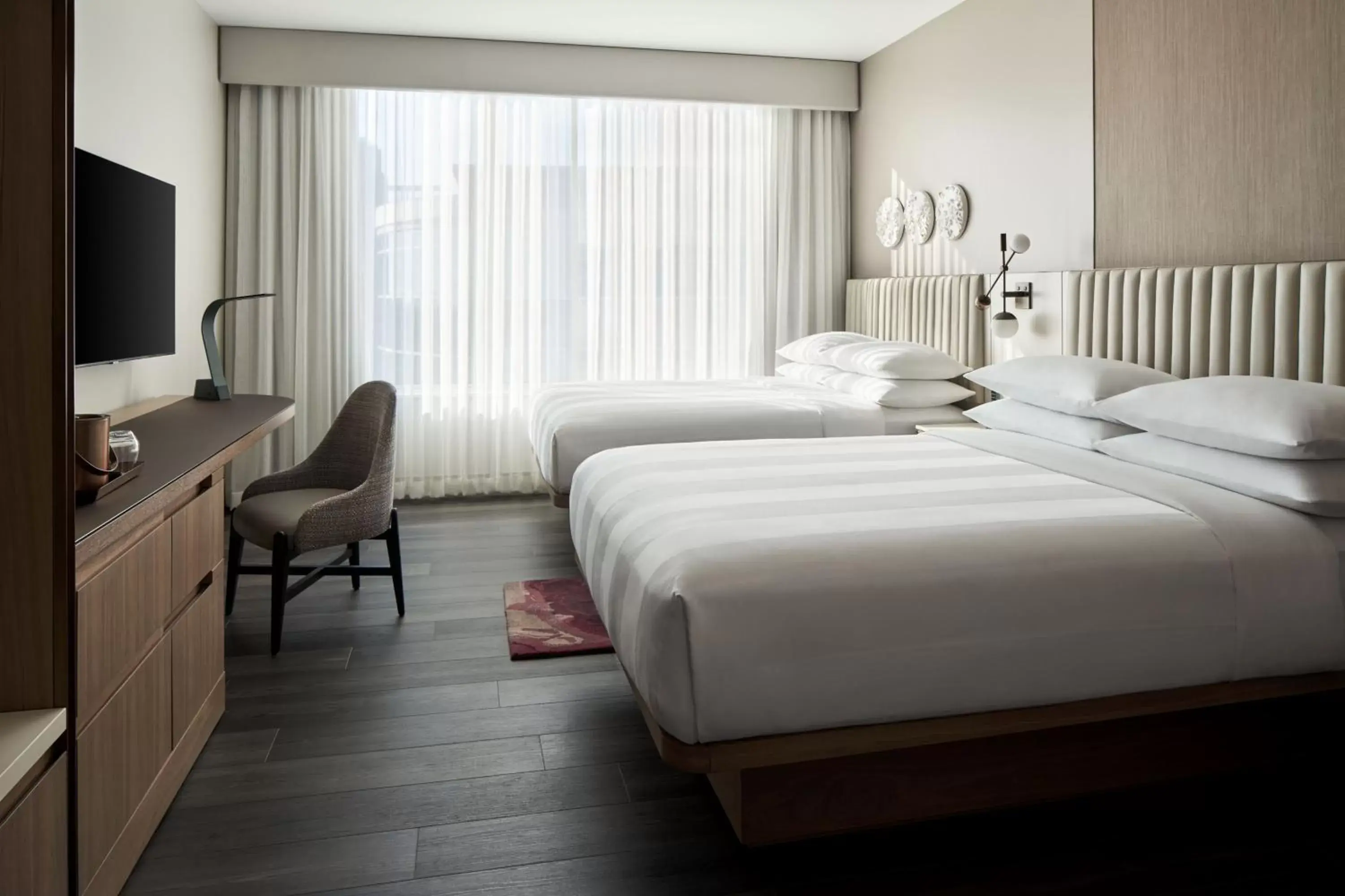 Queen Room with Two Queen Beds - Club Level in Marriott Bethesda Downtown at Marriott HQ Queen Room with Two Queen Beds - Club Level in Marriott Bethesda Downtown at Marriott HQ