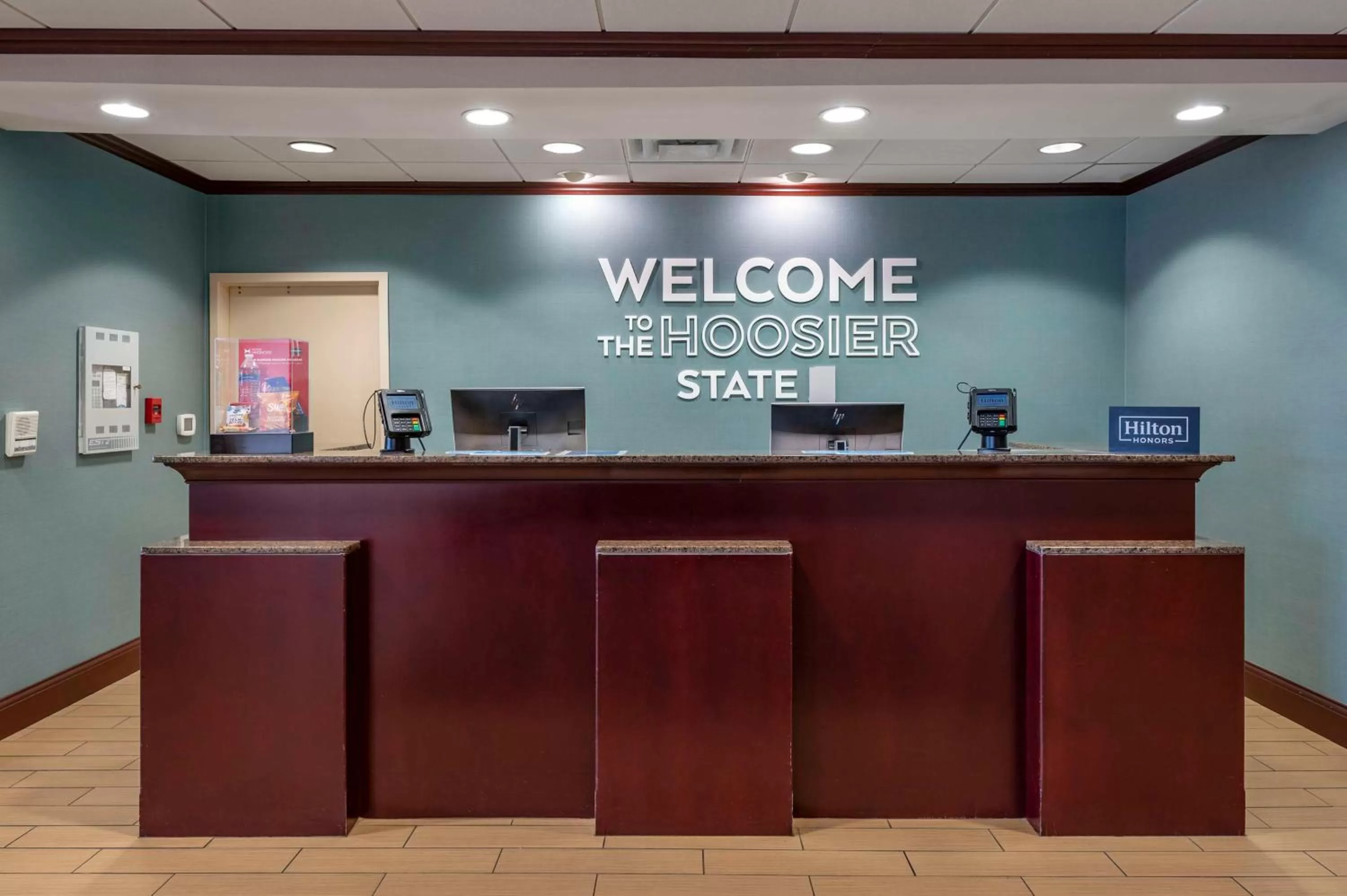 Lobby or reception in Hampton Inn Greenfield