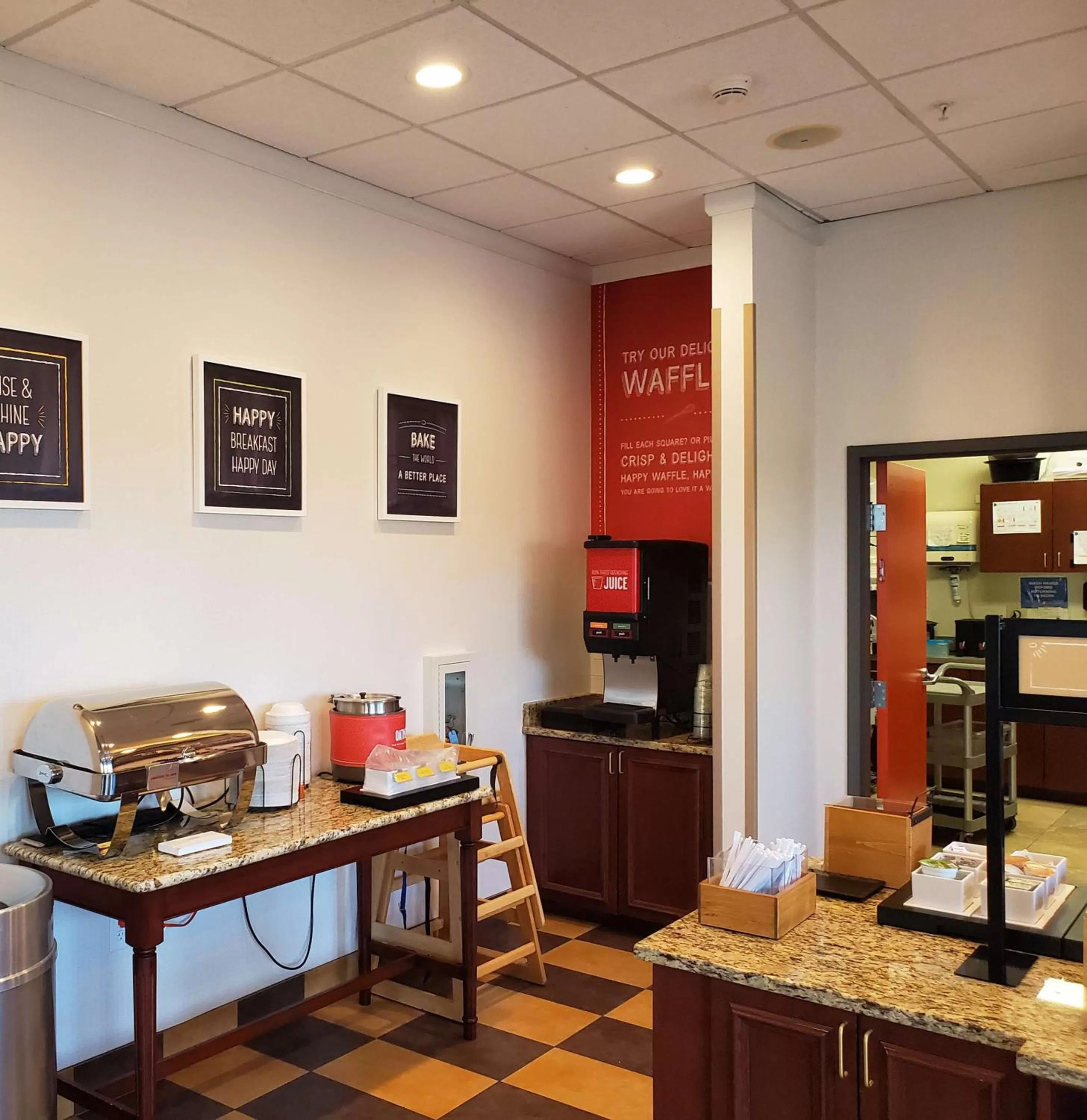 Breakfast in Hampton Inn Plover-Stevens Point