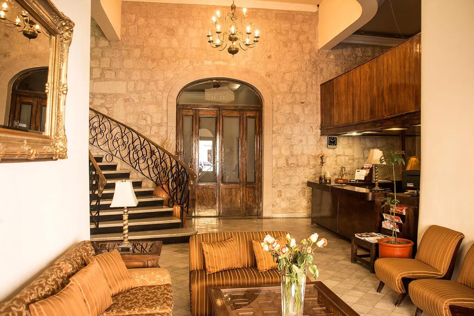 Lobby or reception in Hotel Roma