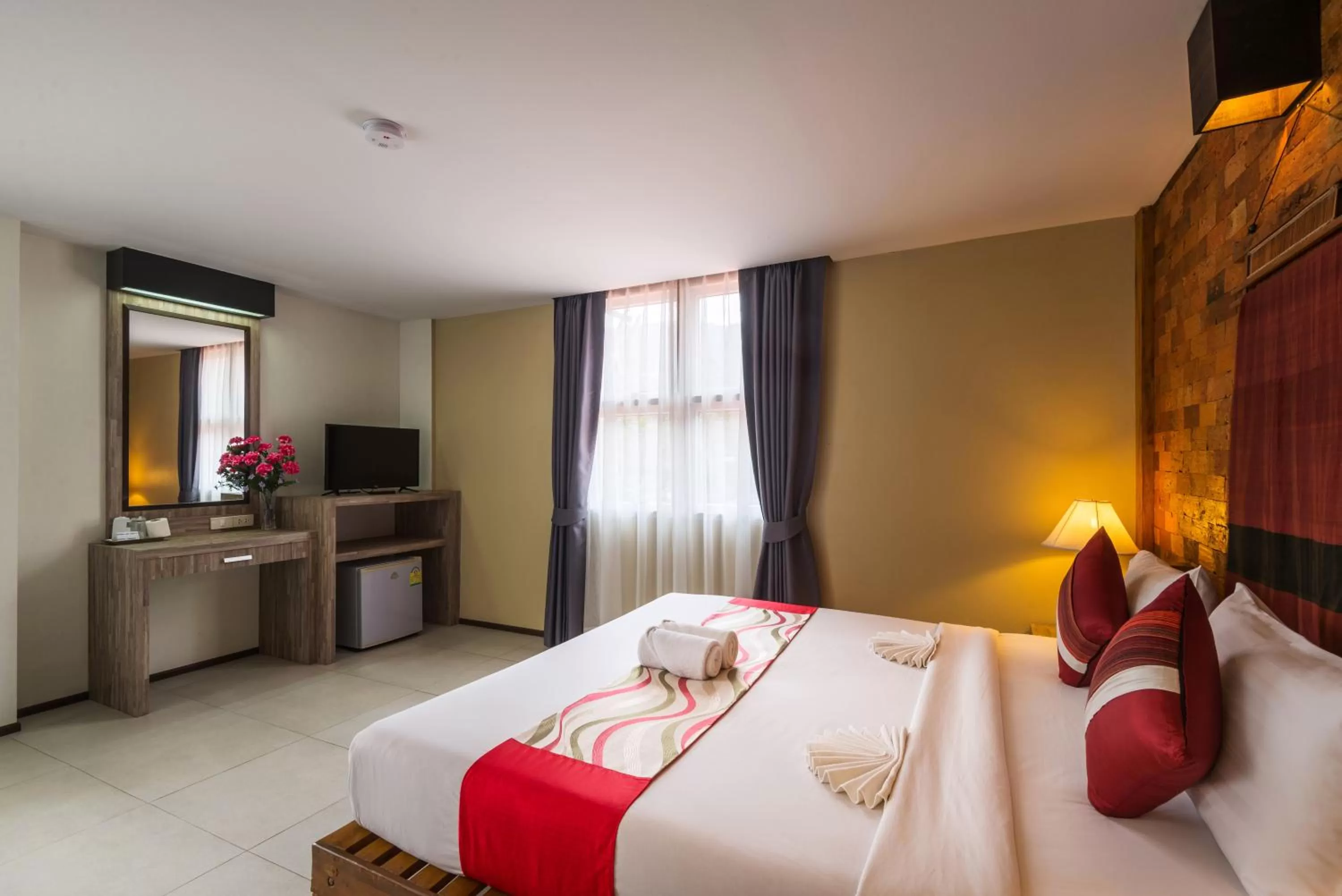 Bedroom, Bed in Baan Ban Dalay