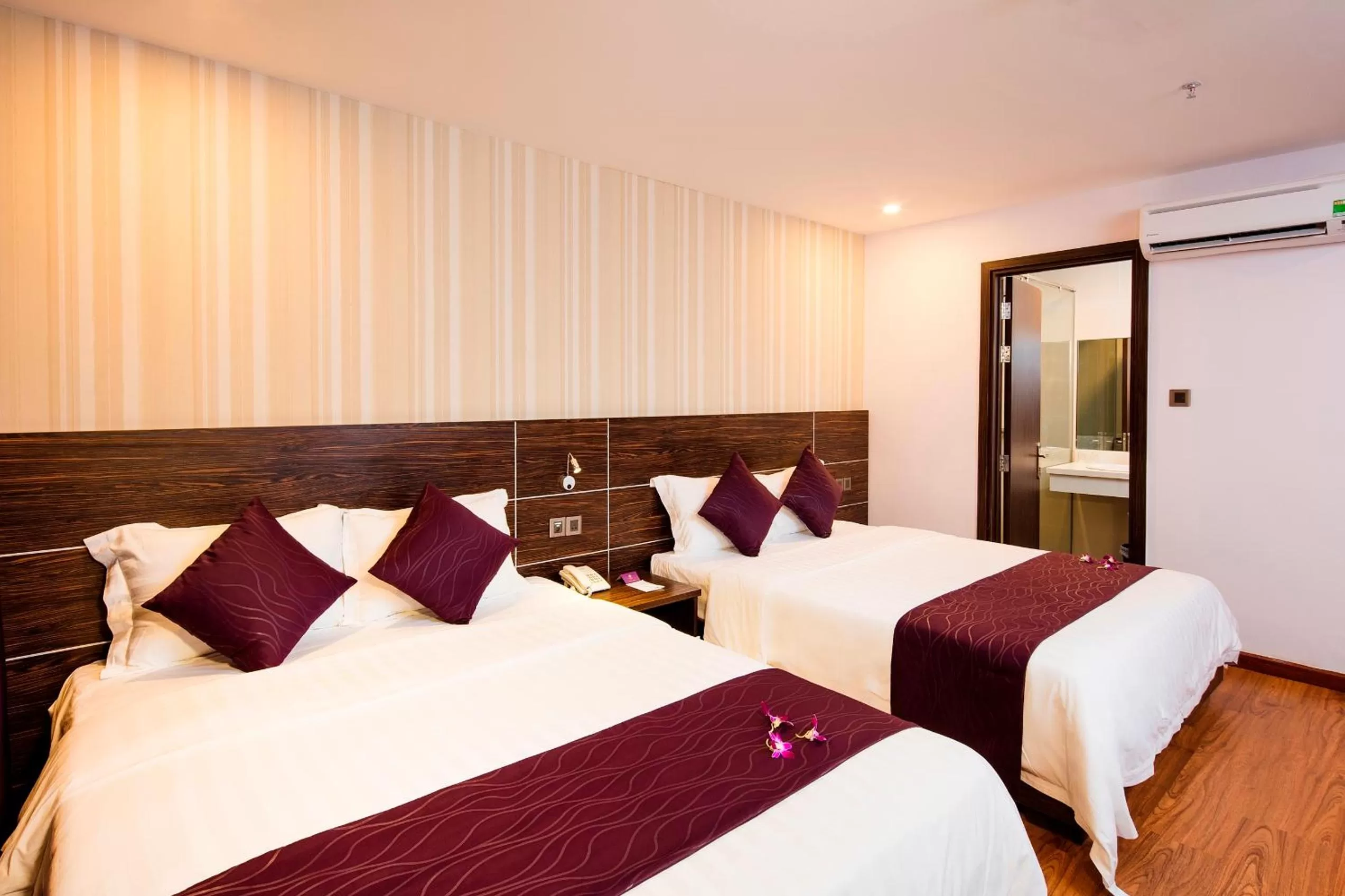 Bed in Balcony Nha Trang Hotel