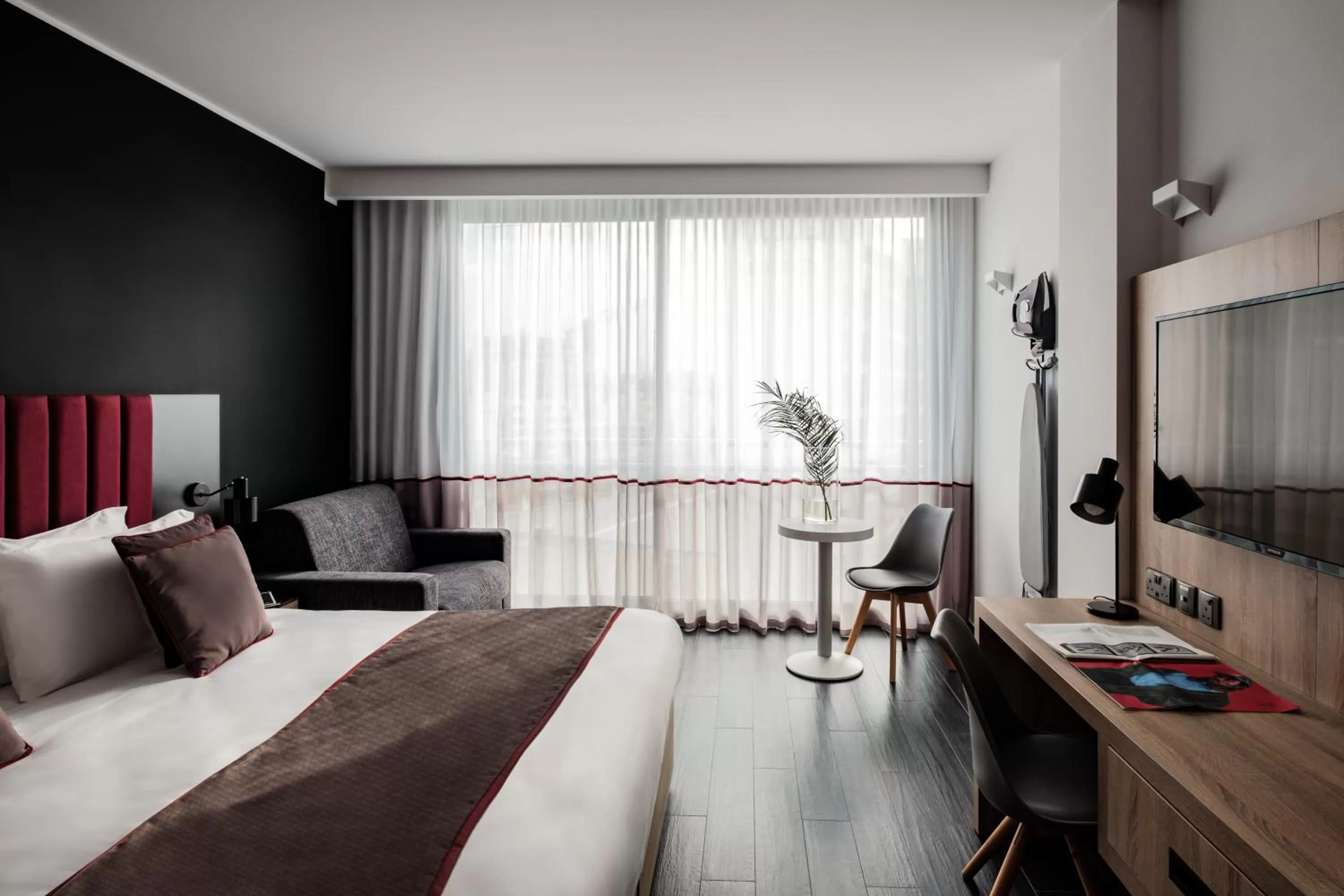 Photo of the whole room, Bed in be.HOTEL