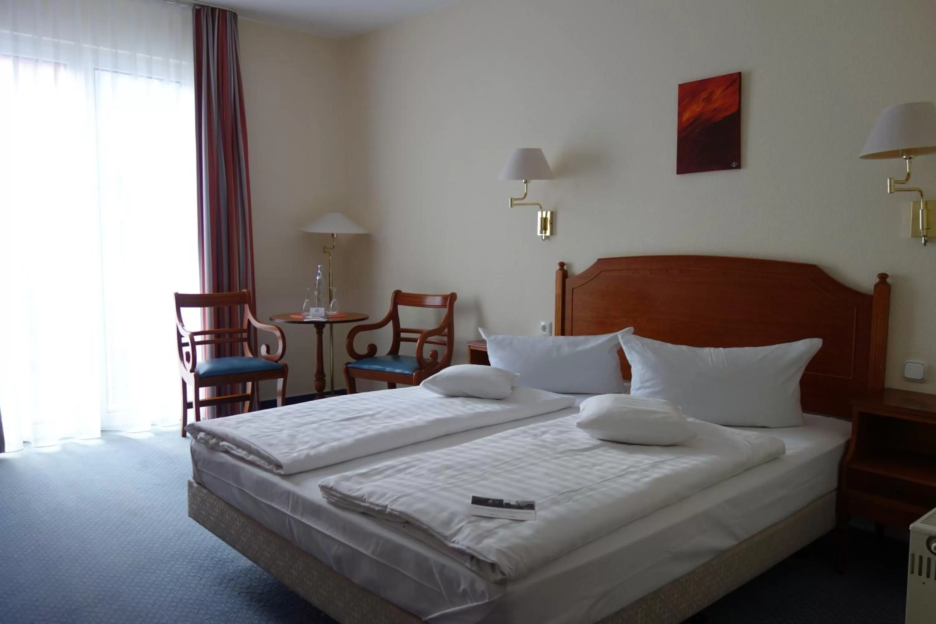 Bed in Mercure Hotel Plaza Magdeburg