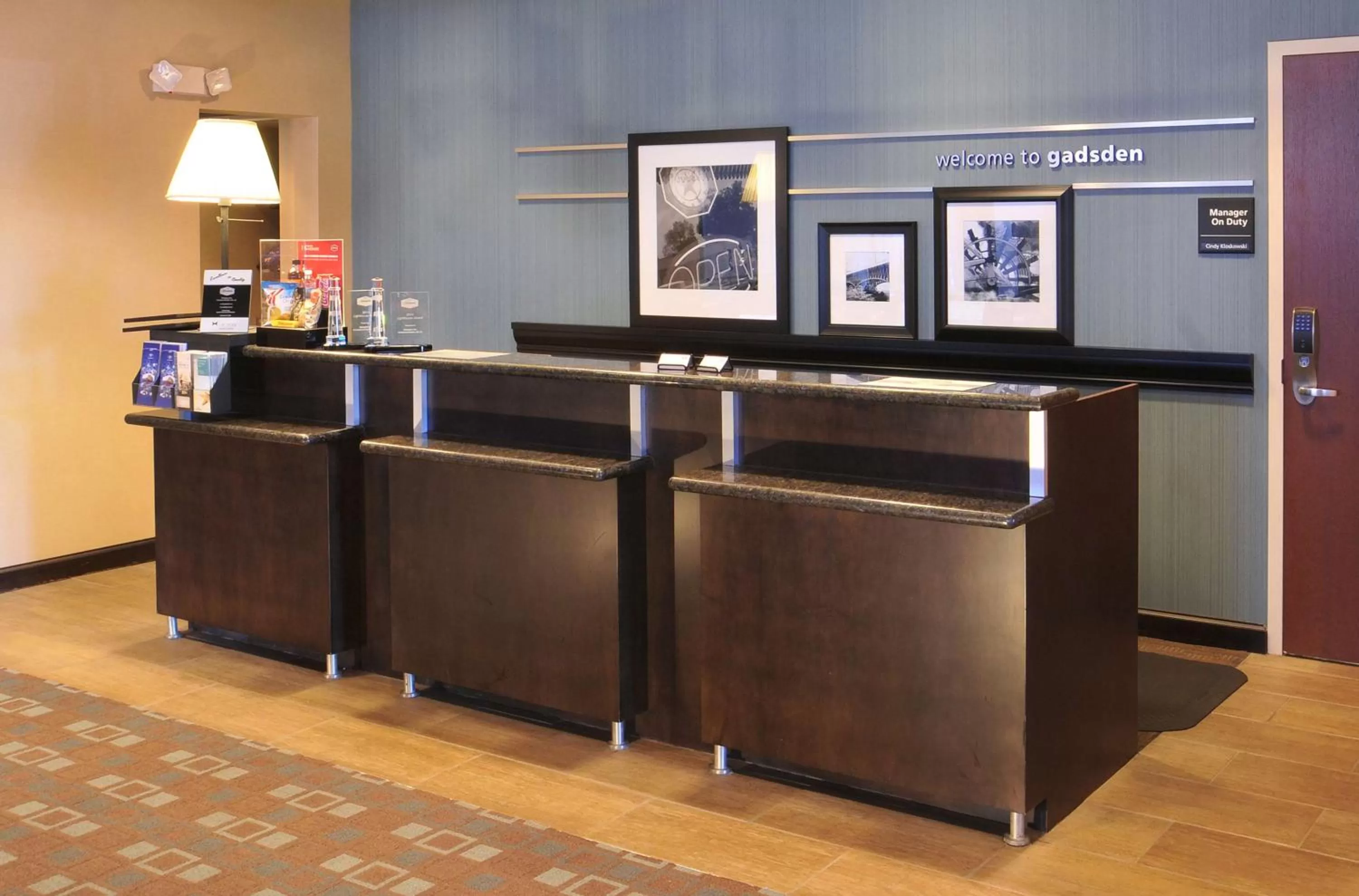 Lobby or reception in Hampton Inn Gadsden/Attalla Interstate 59