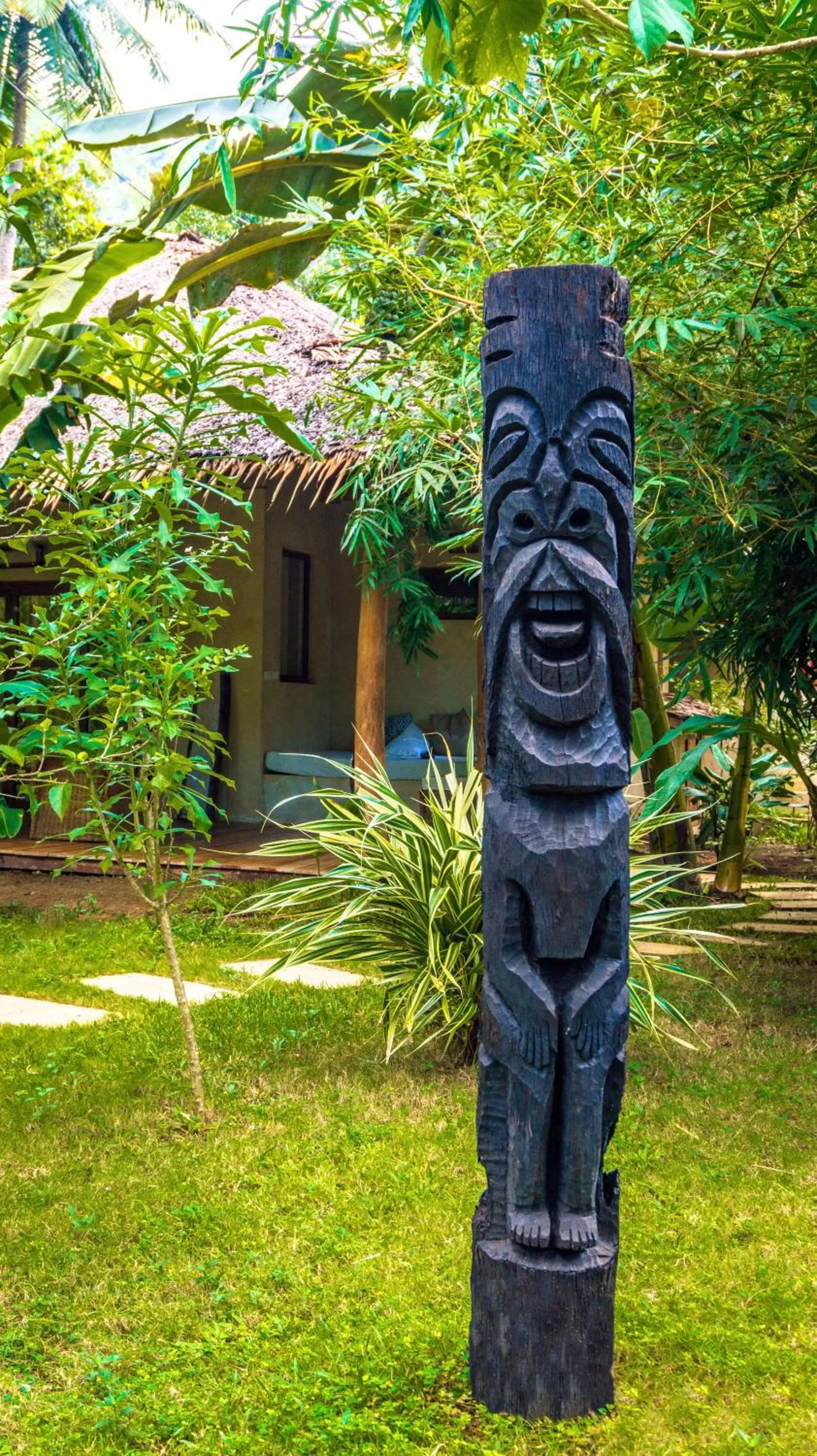 Garden view in El Nido Coco Resort
