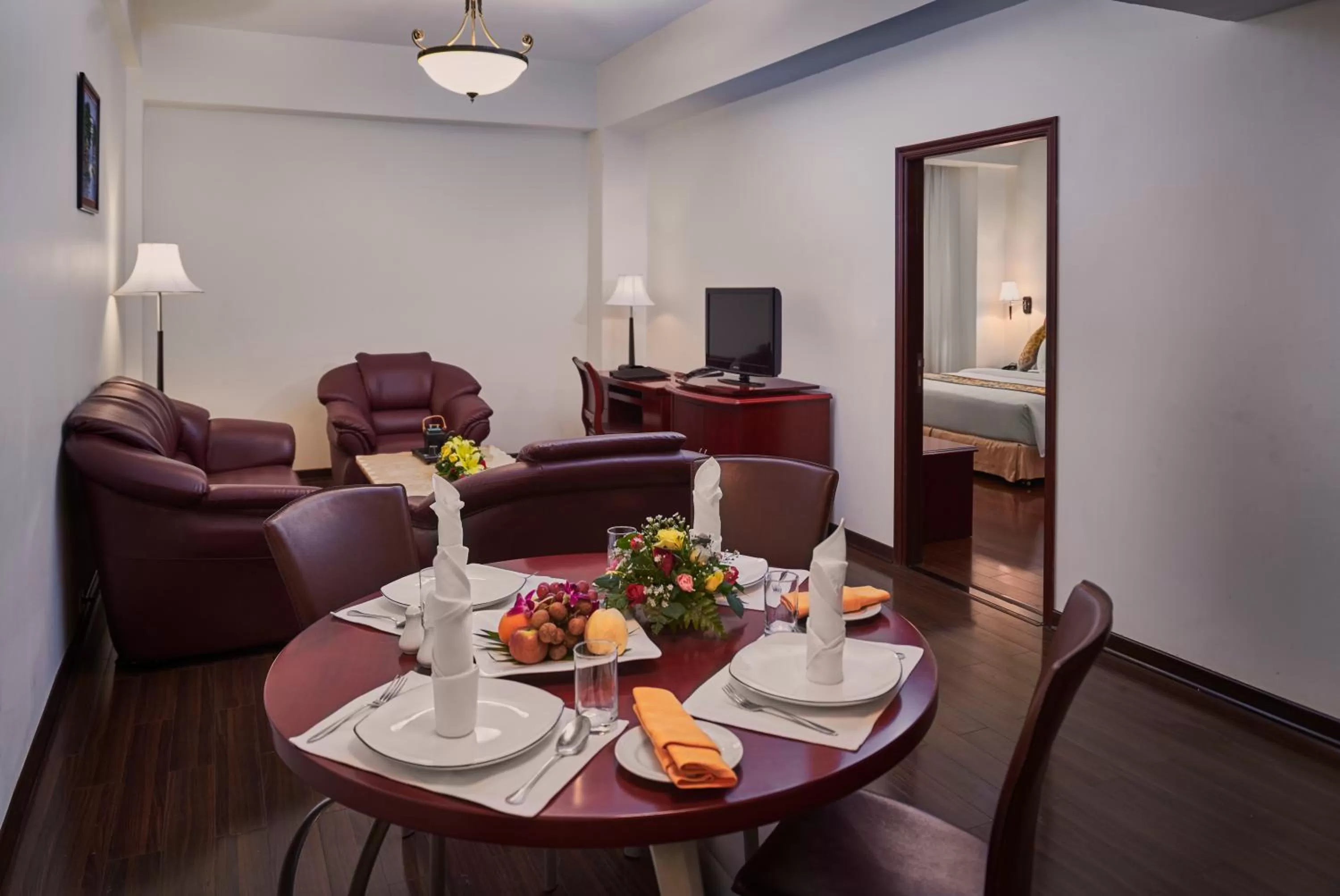 Living room in Phnom Penh Hotel