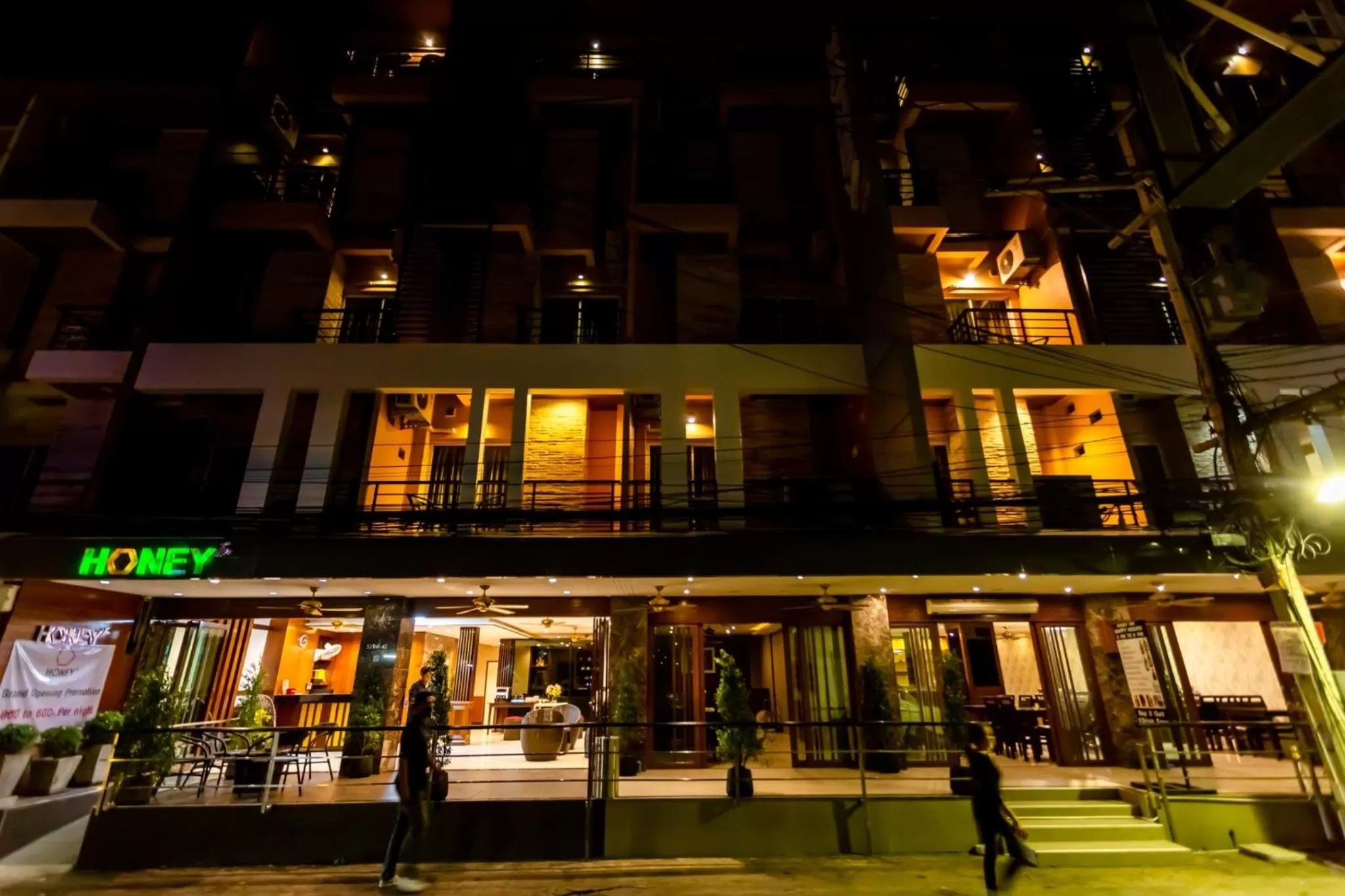 Facade/entrance in Honey Inn Pattaya