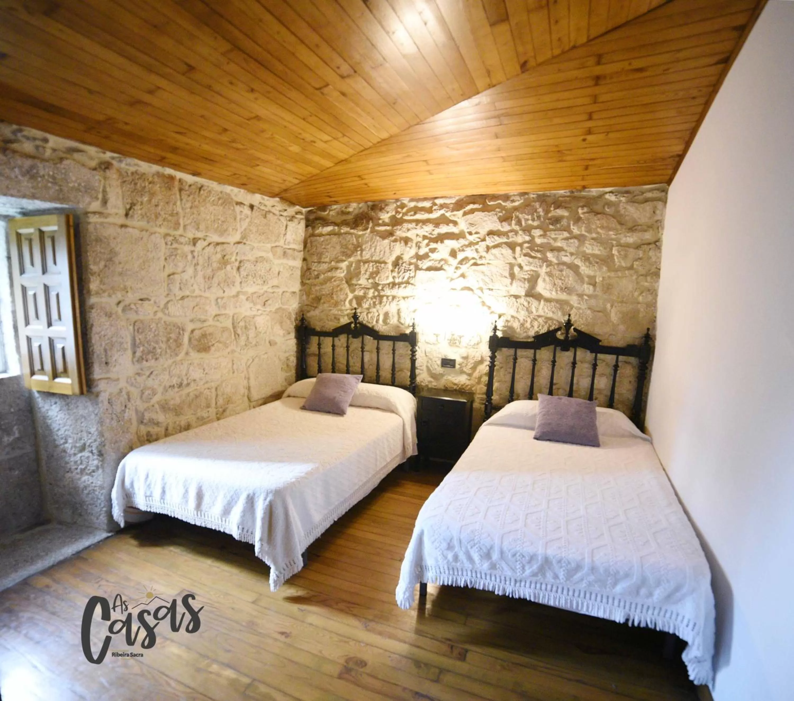 Bed in As Casas Ribeira Sacra