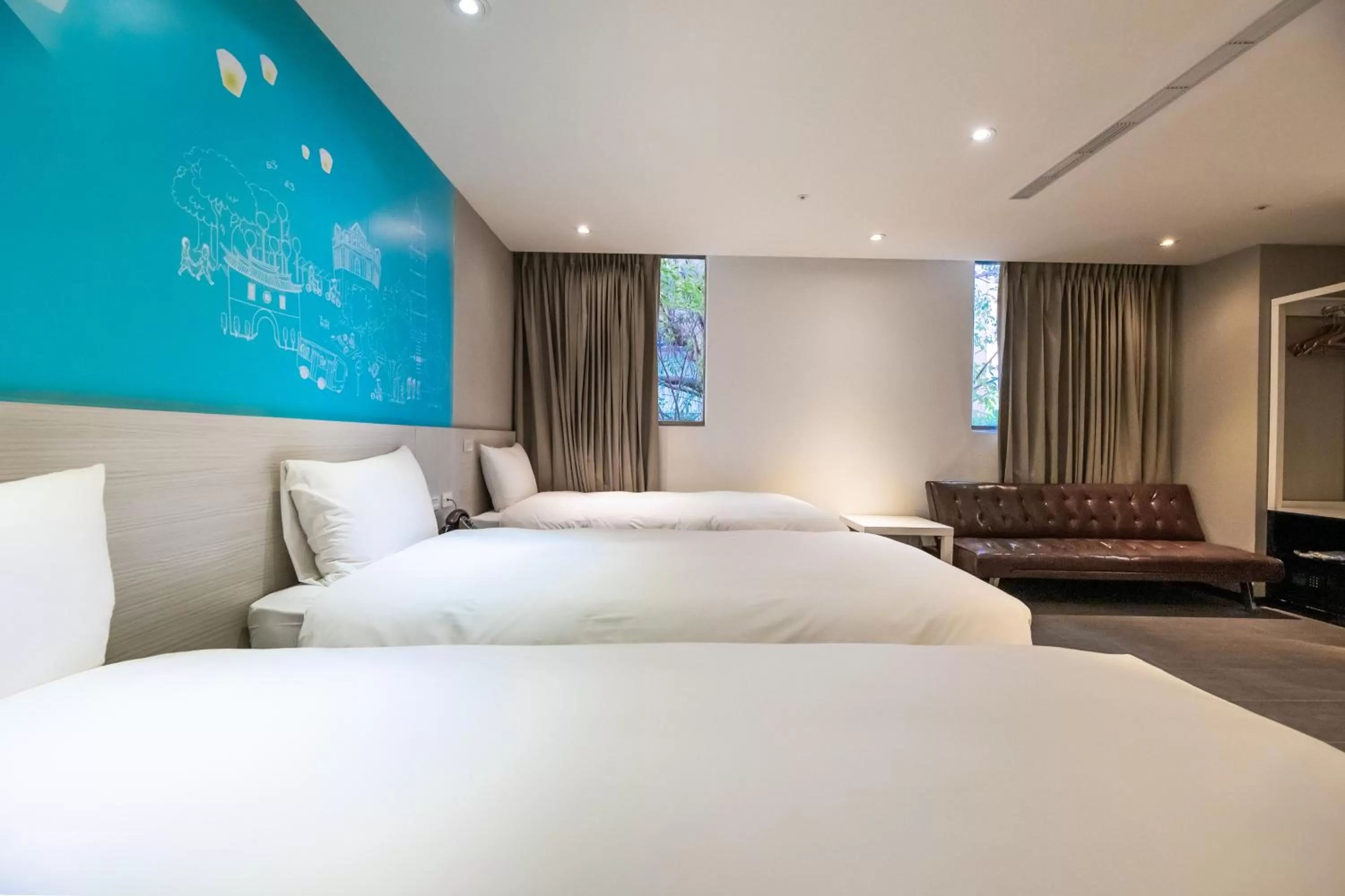 Bed in Wholesome Hotel