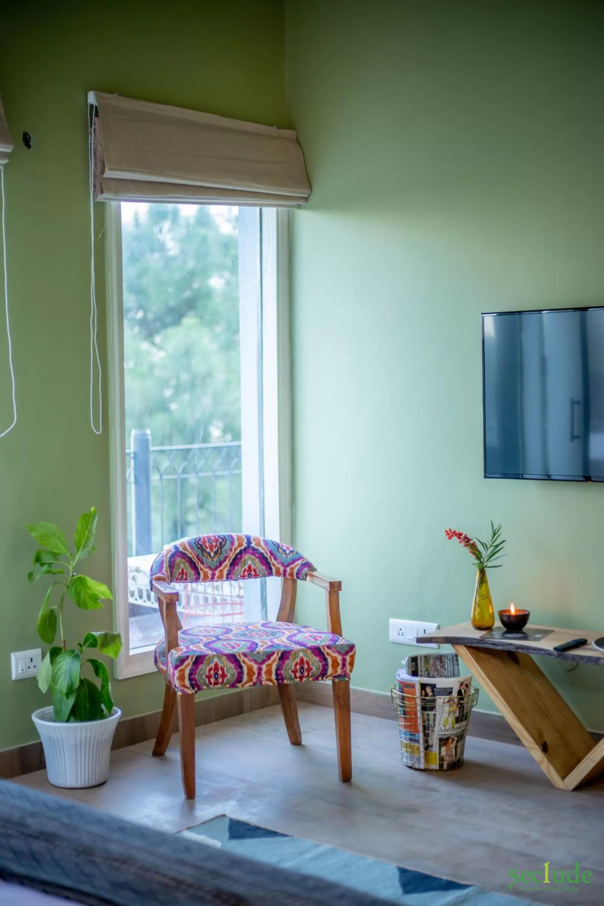 Seating area in Seclude Kasauli, Himachal Pradesh
