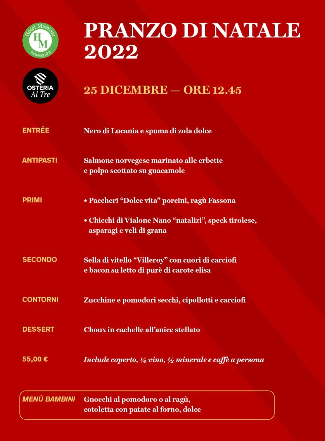 Restaurant/places to eat in Hotel Mamiani & Relaxing Spa Urbino