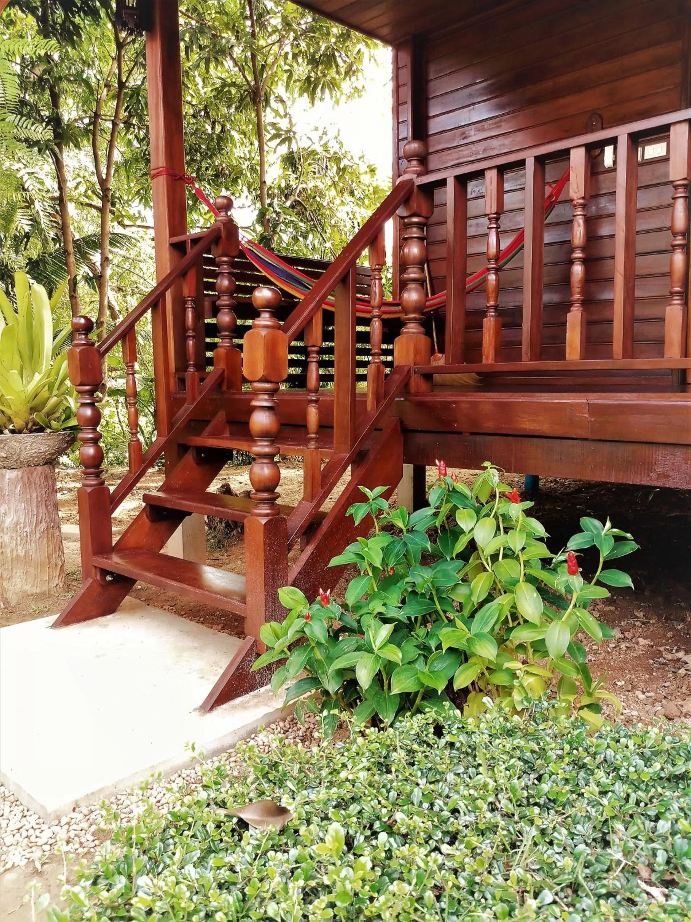 Patio in Cozy Garden Resort