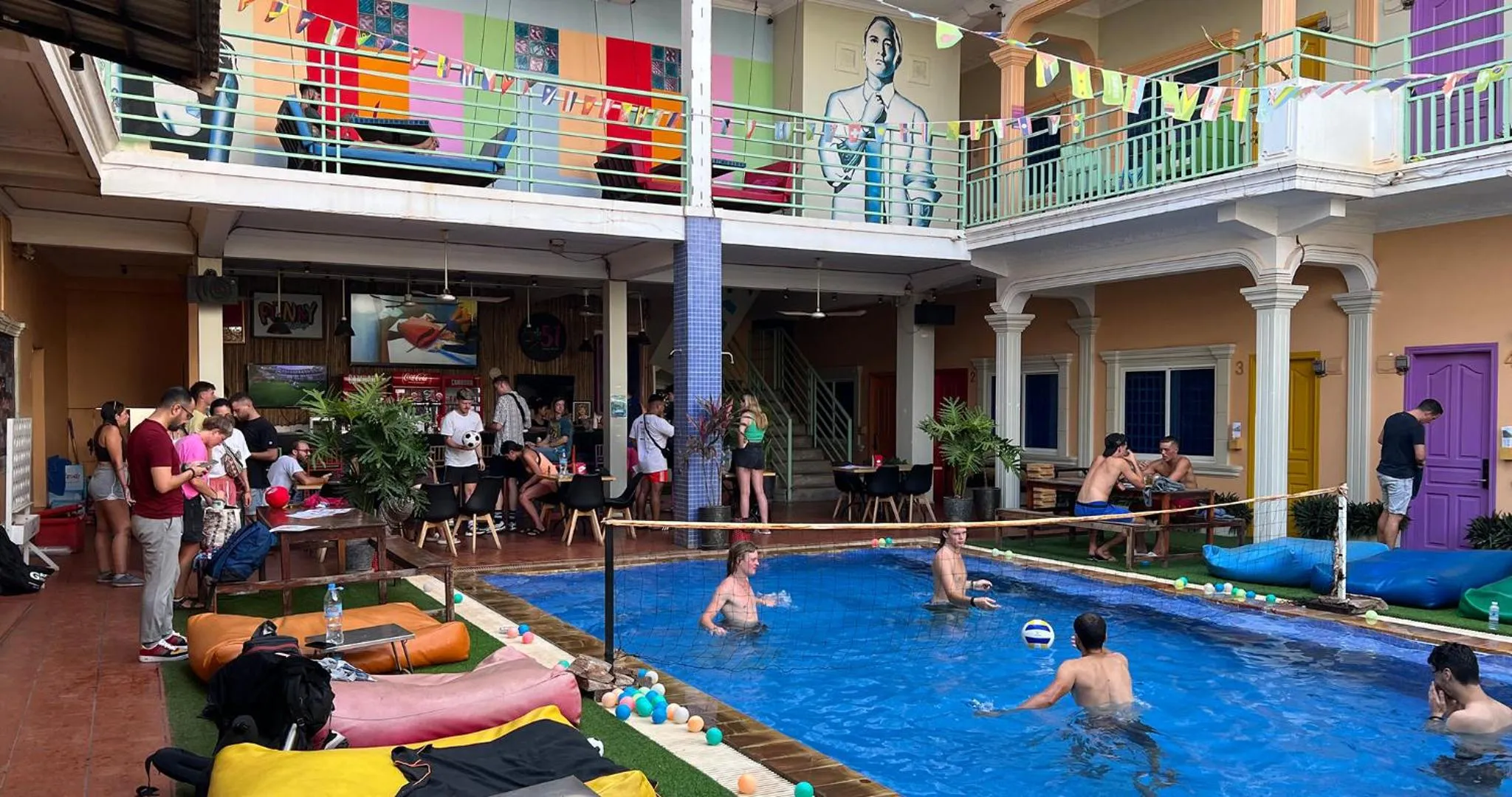 Swimming pool in The Funky Village