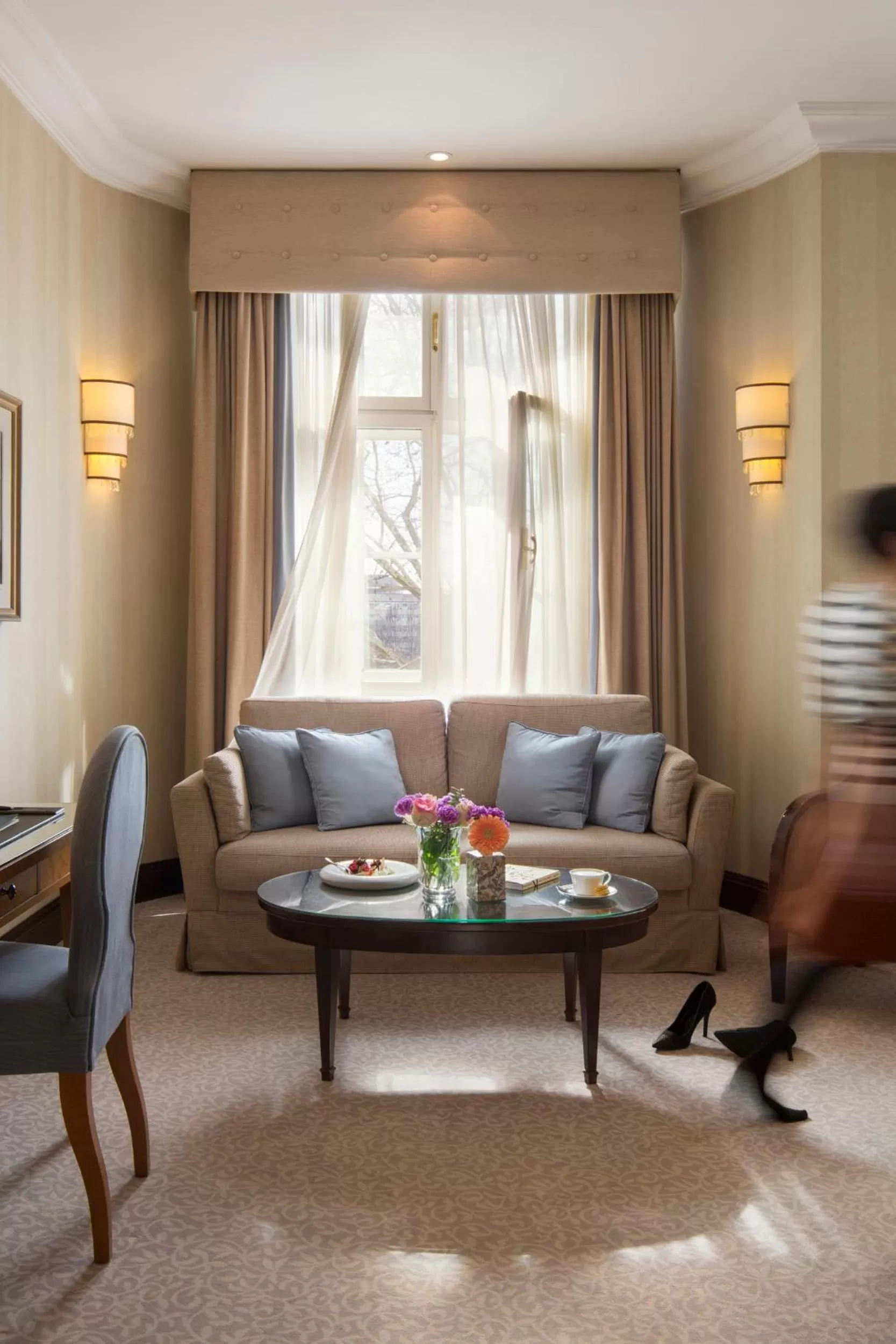 Seating area in Esplanade Zagreb Hotel