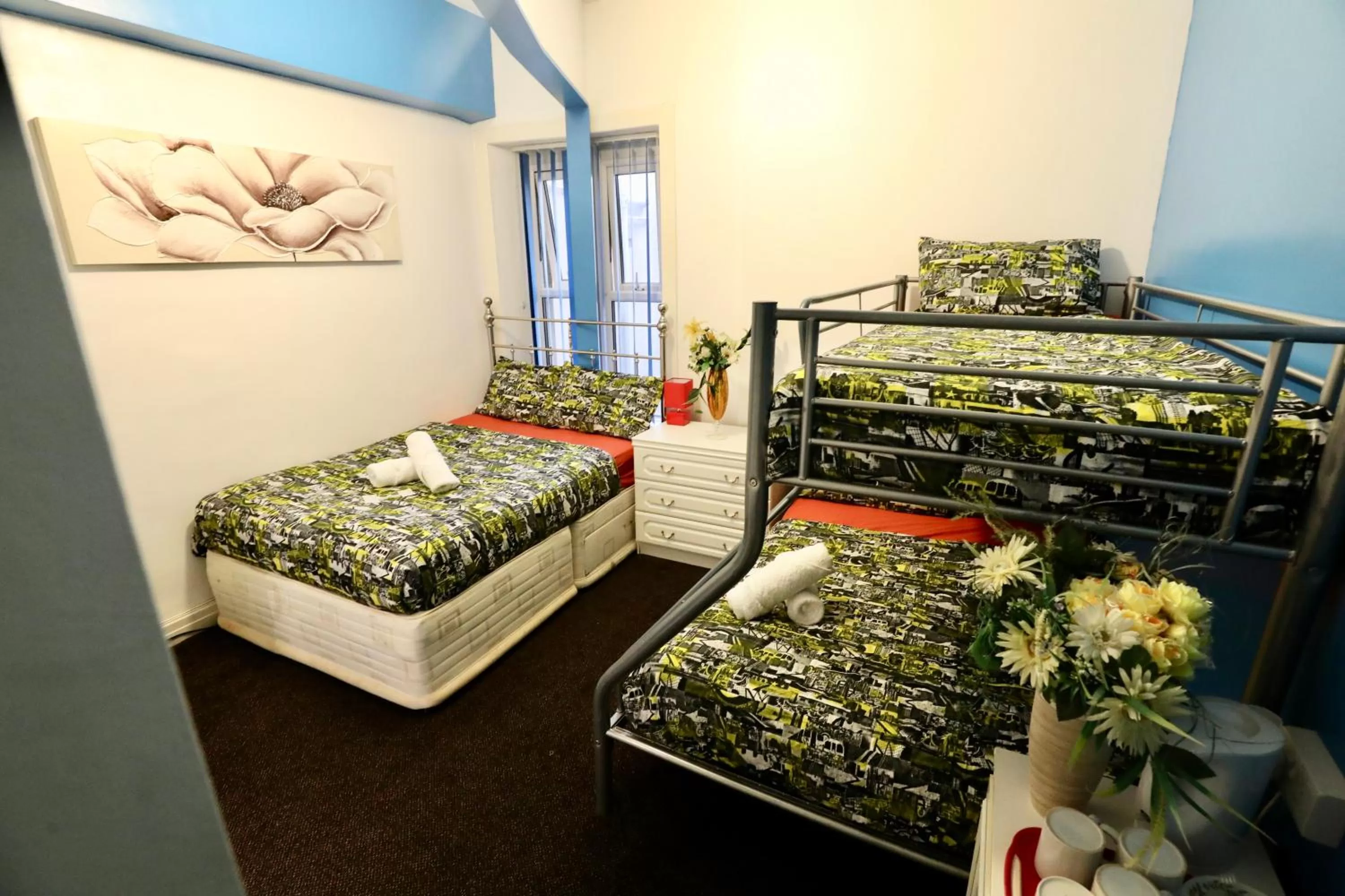 Bedroom, Bed in Blackpool Central Hotel