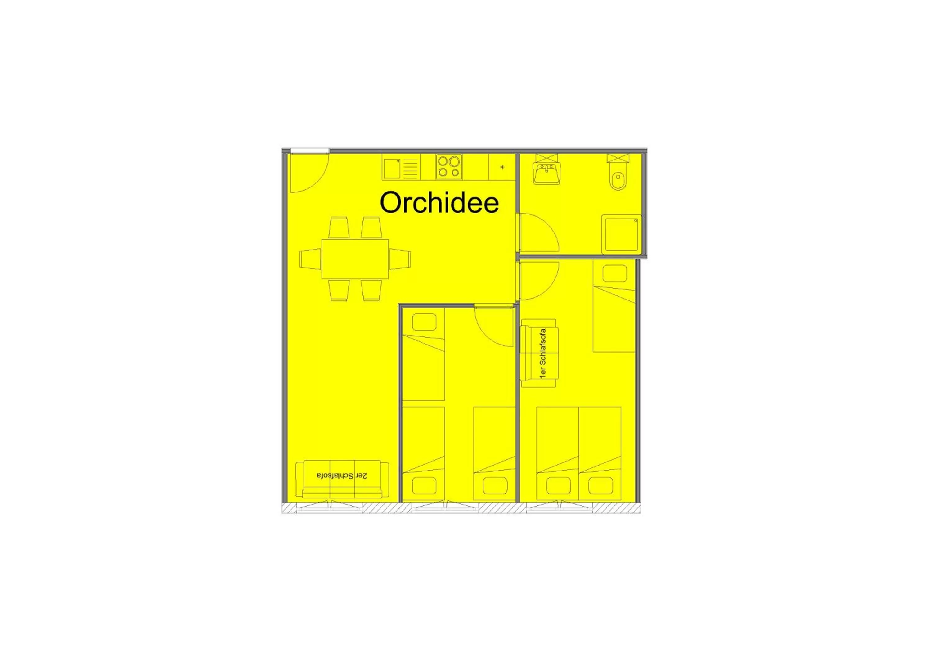 Floor plan in Apartments Tempelhof