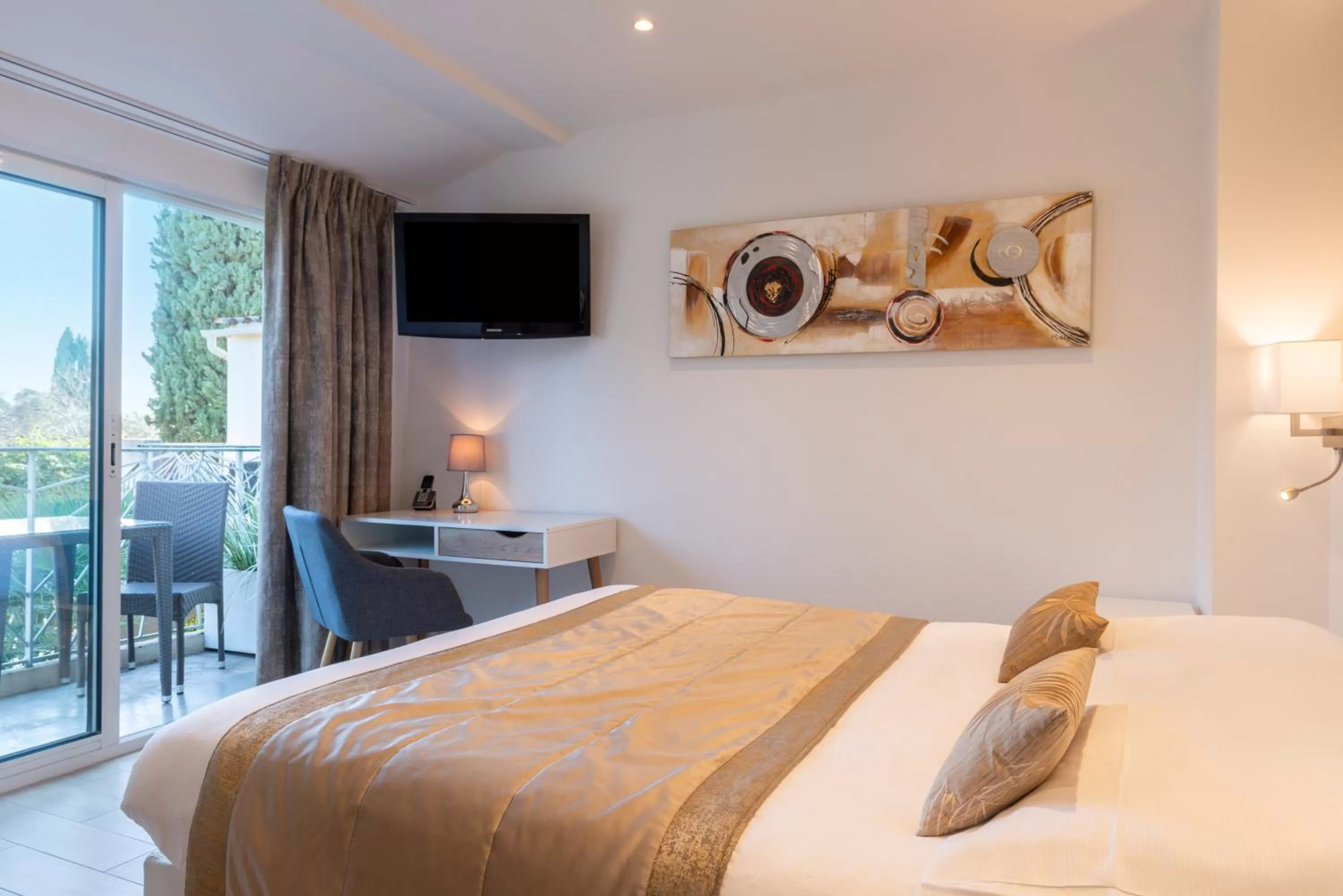 Bed in La Bastide Gourmande