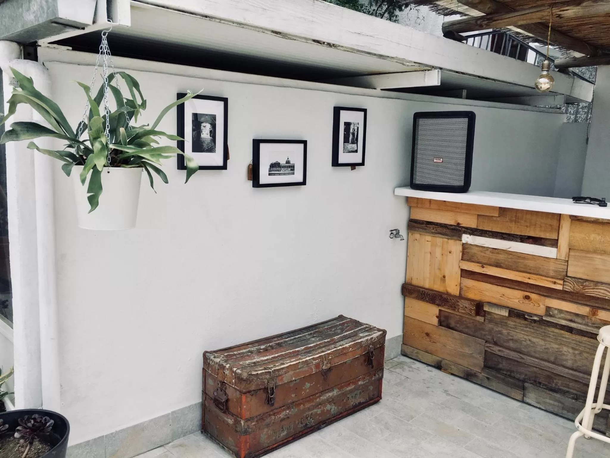 Balcony/Terrace in Black Market Hotel