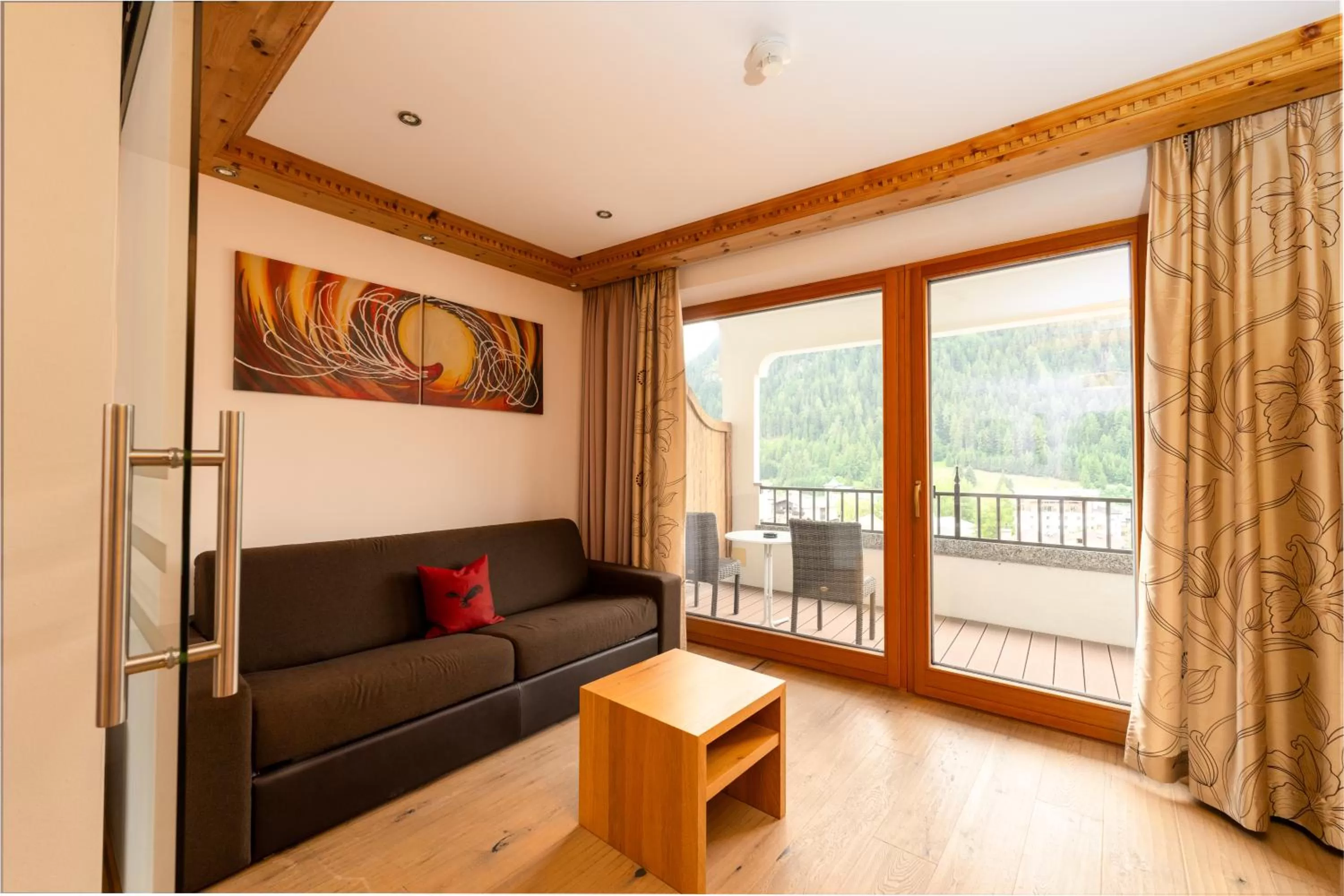 Seating area in Hotel Schwarzer Adler