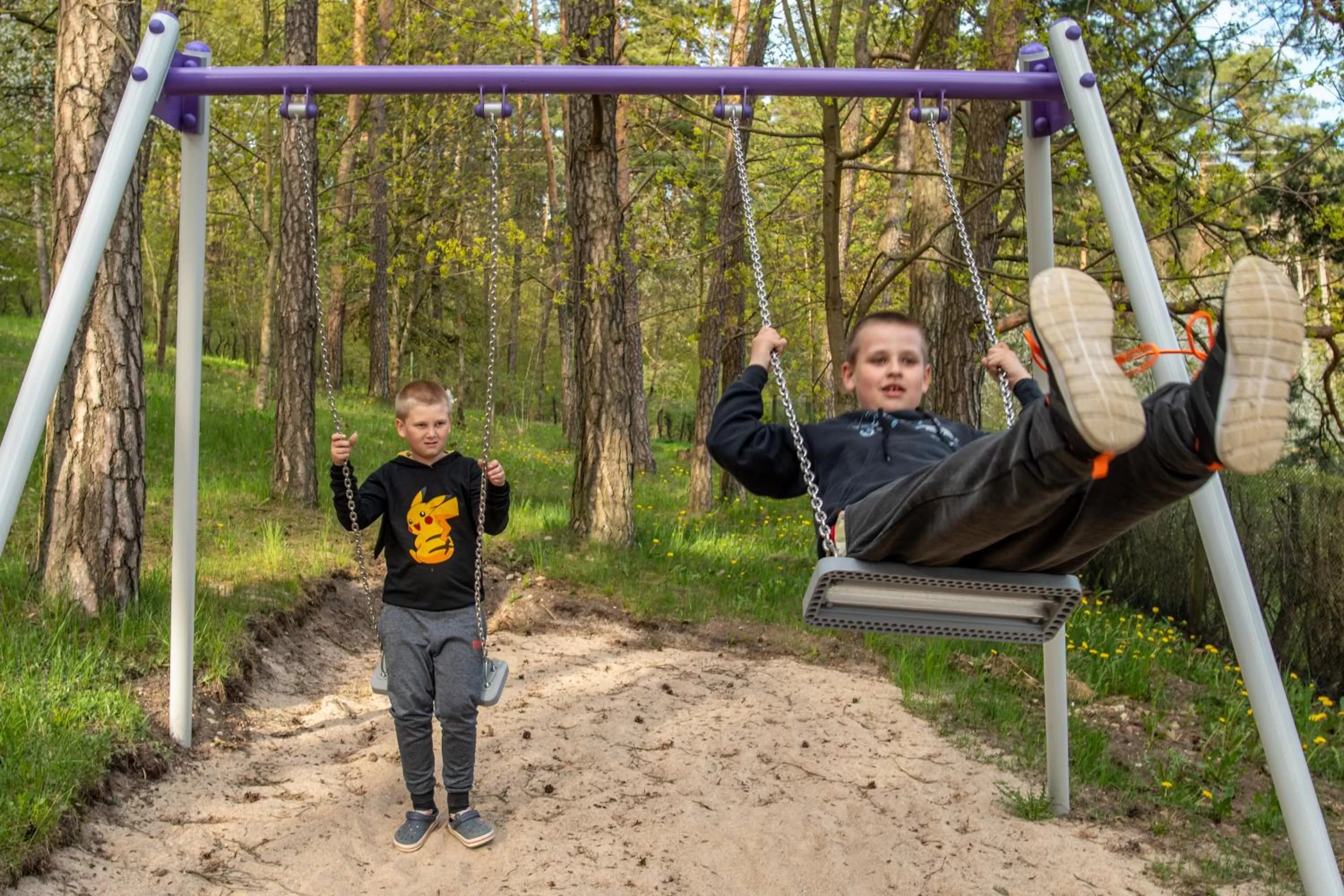 Children play ground in Róża Wiatrów