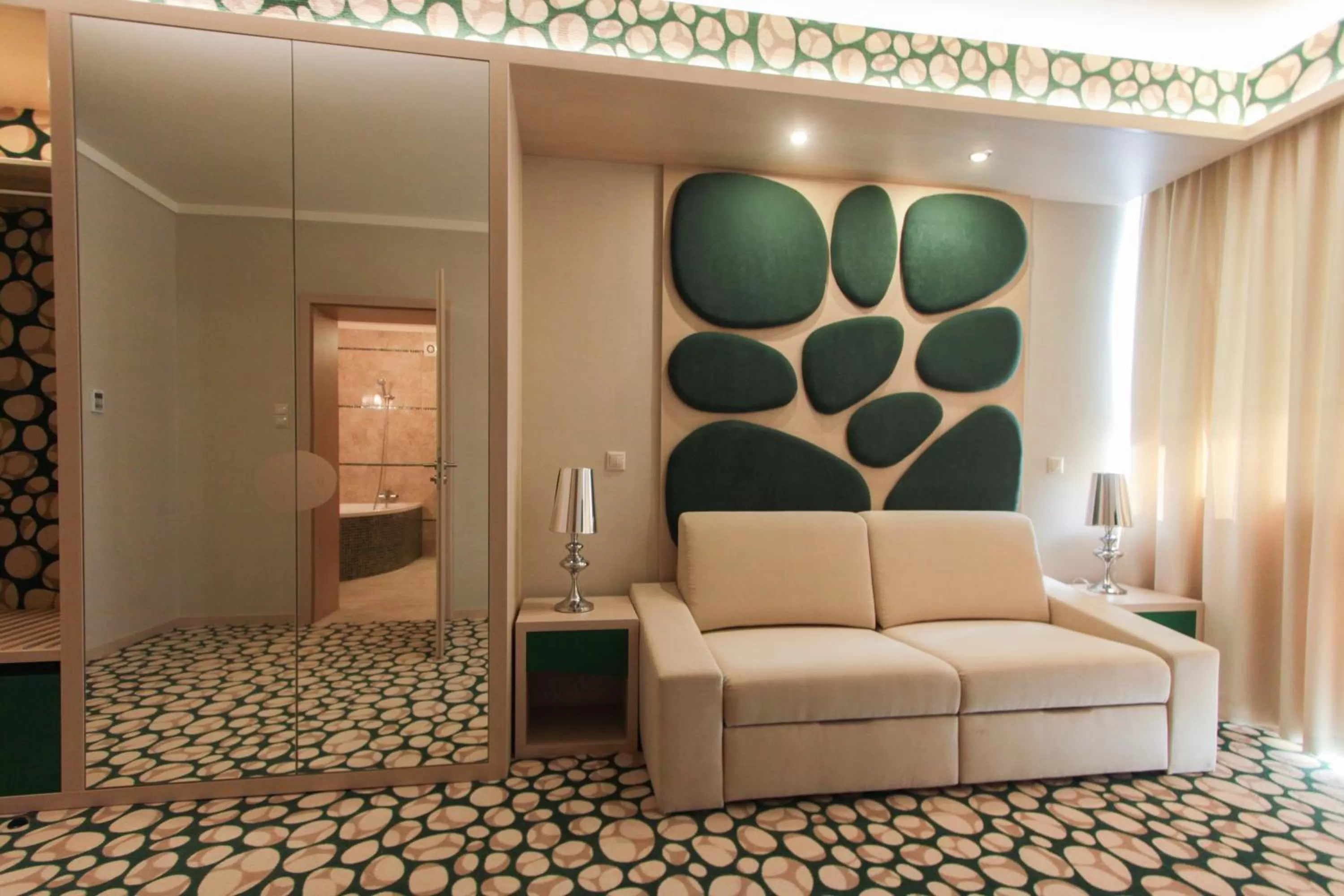 Seating area in Hotel Aurum Family "A"