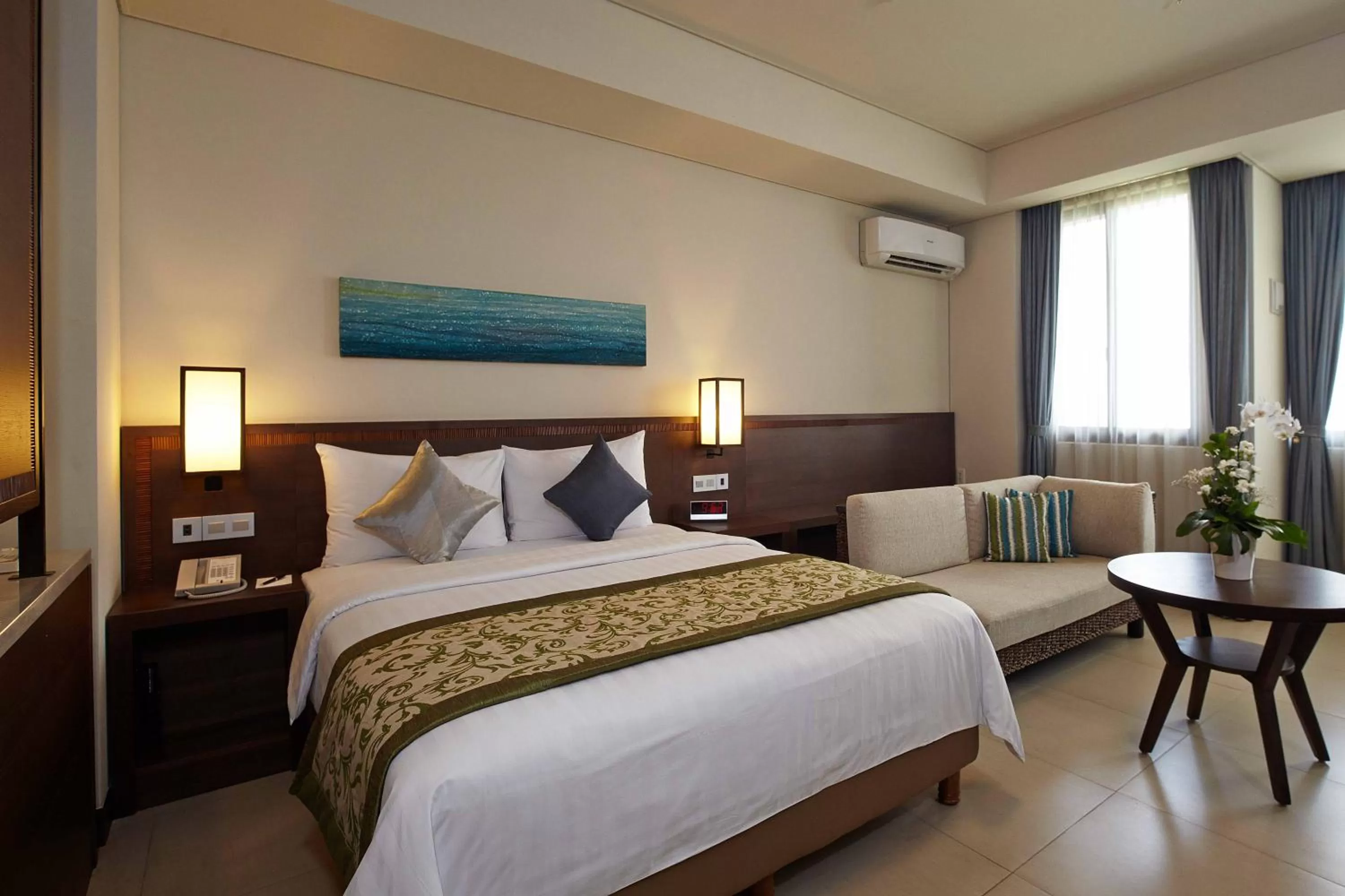 Photo of the whole room, Bed in Axia South Cikarang Service Apartment