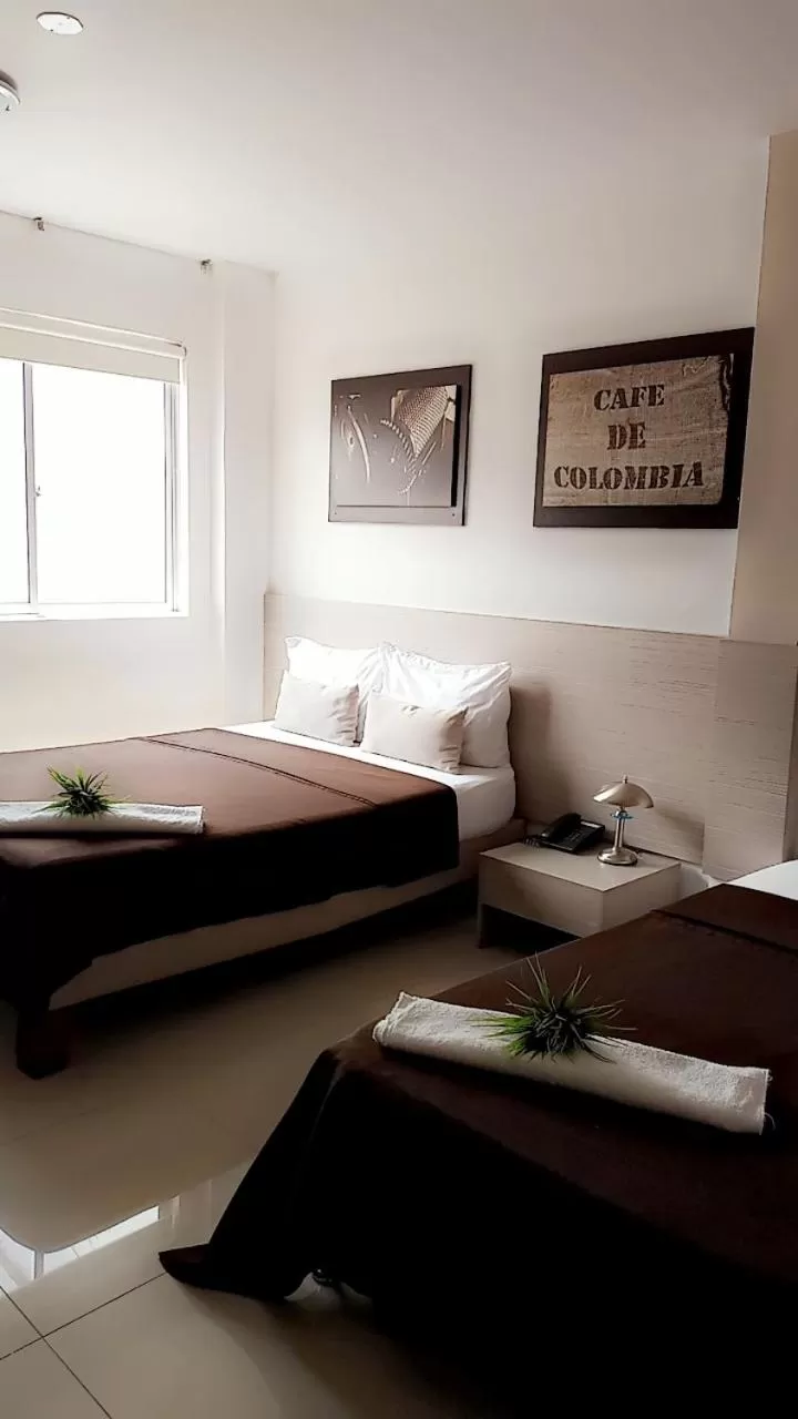 Bed in Hotel Condina Pereira