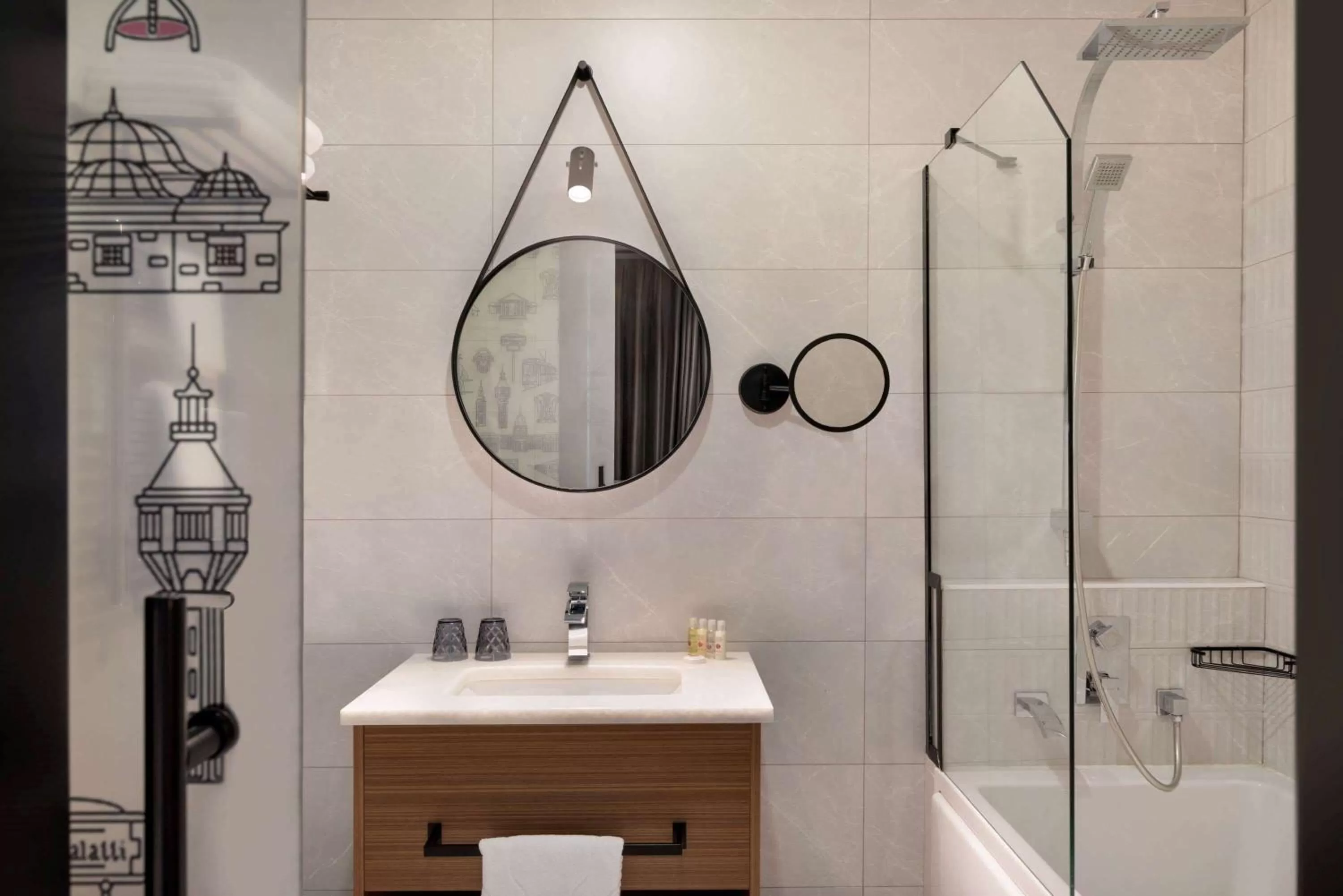 Toilet in Ramada by Wyndham Budapest City Center