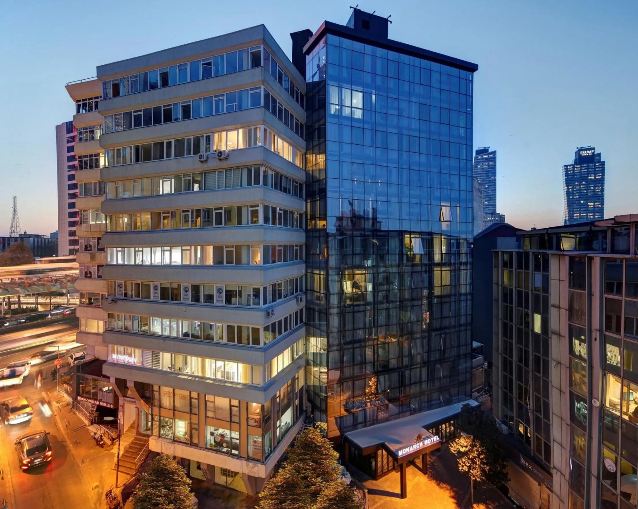 Property building in White Monarch Hotel