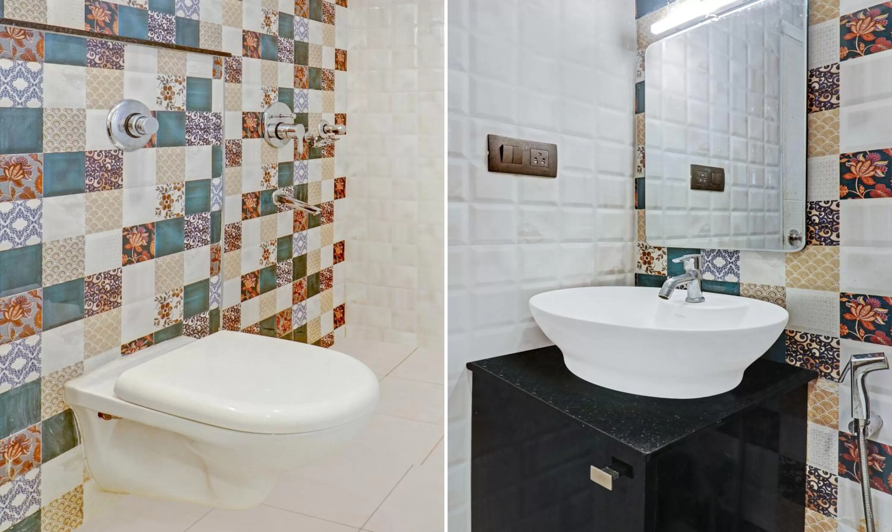 Toilet, Bathroom in Treebo Trend Sreepathi Mayoogha