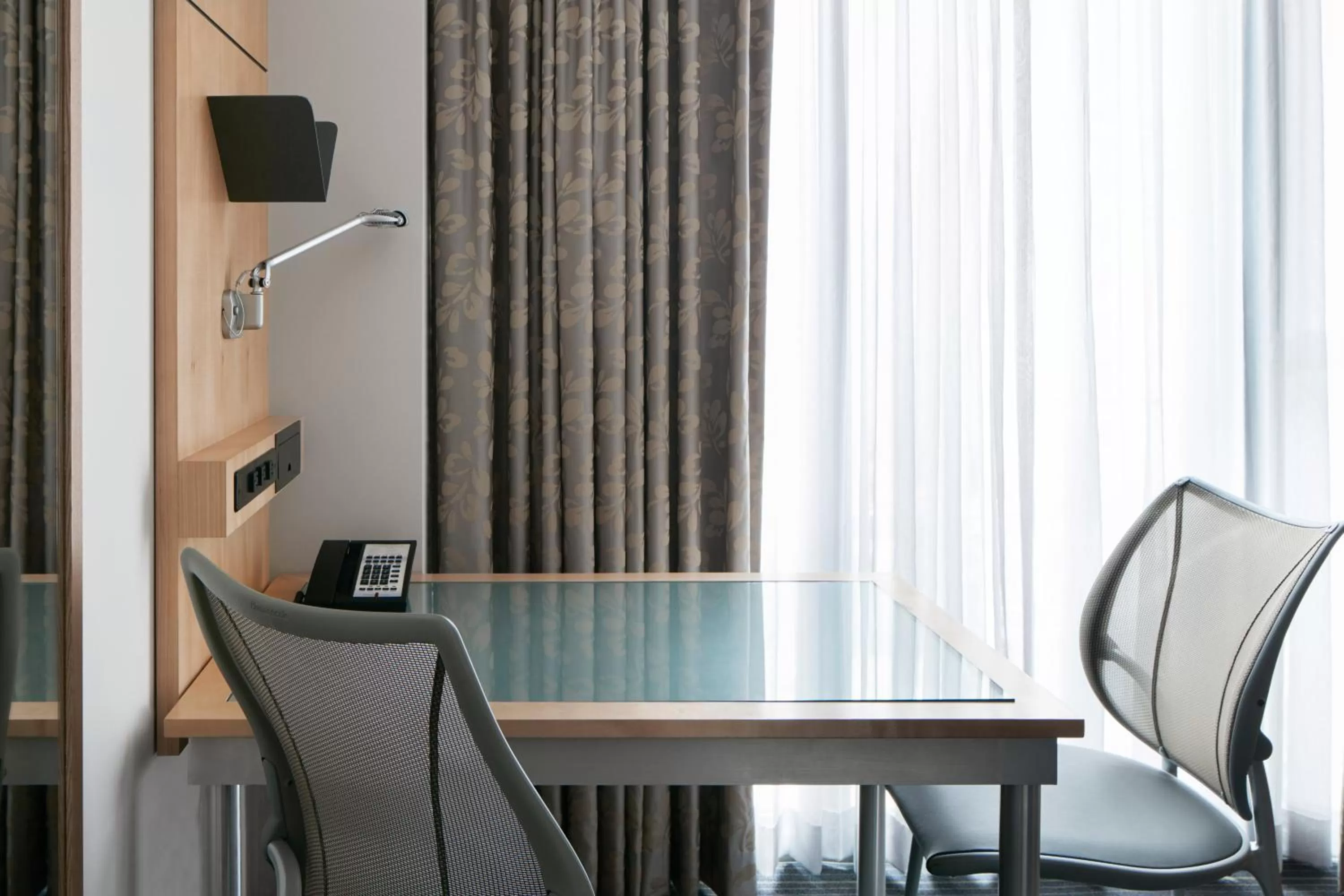 Seating area in Club Quarters Hotel World Trade Center, New York