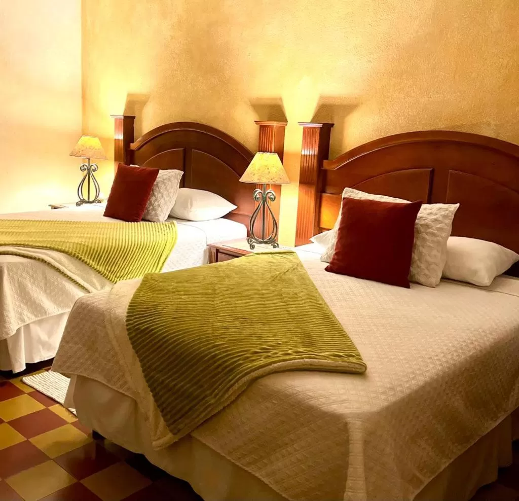 Bed in Hotel Palacio Chico 1948