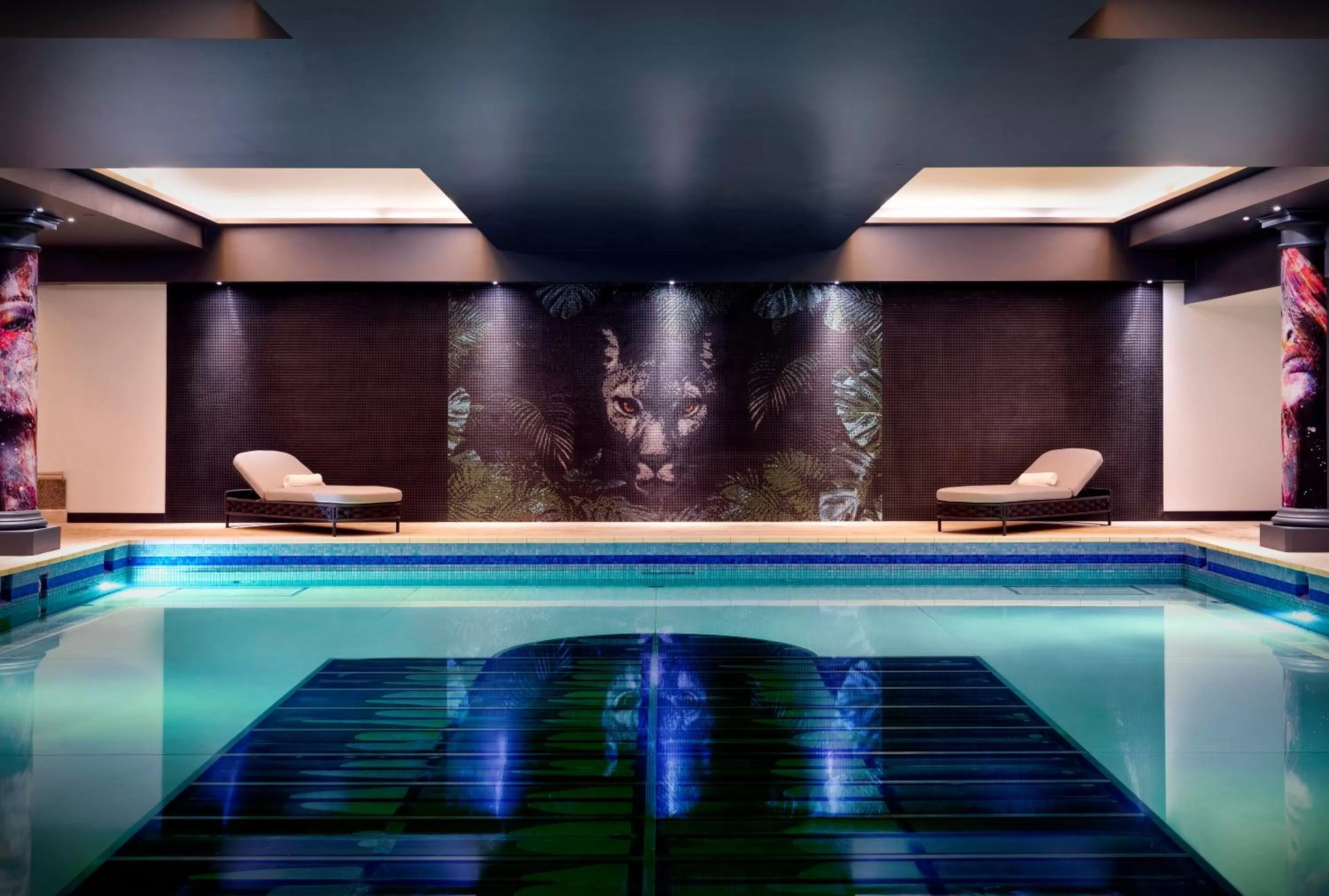 Swimming pool in NYX Hotel London Holborn by Leonardo Hotels