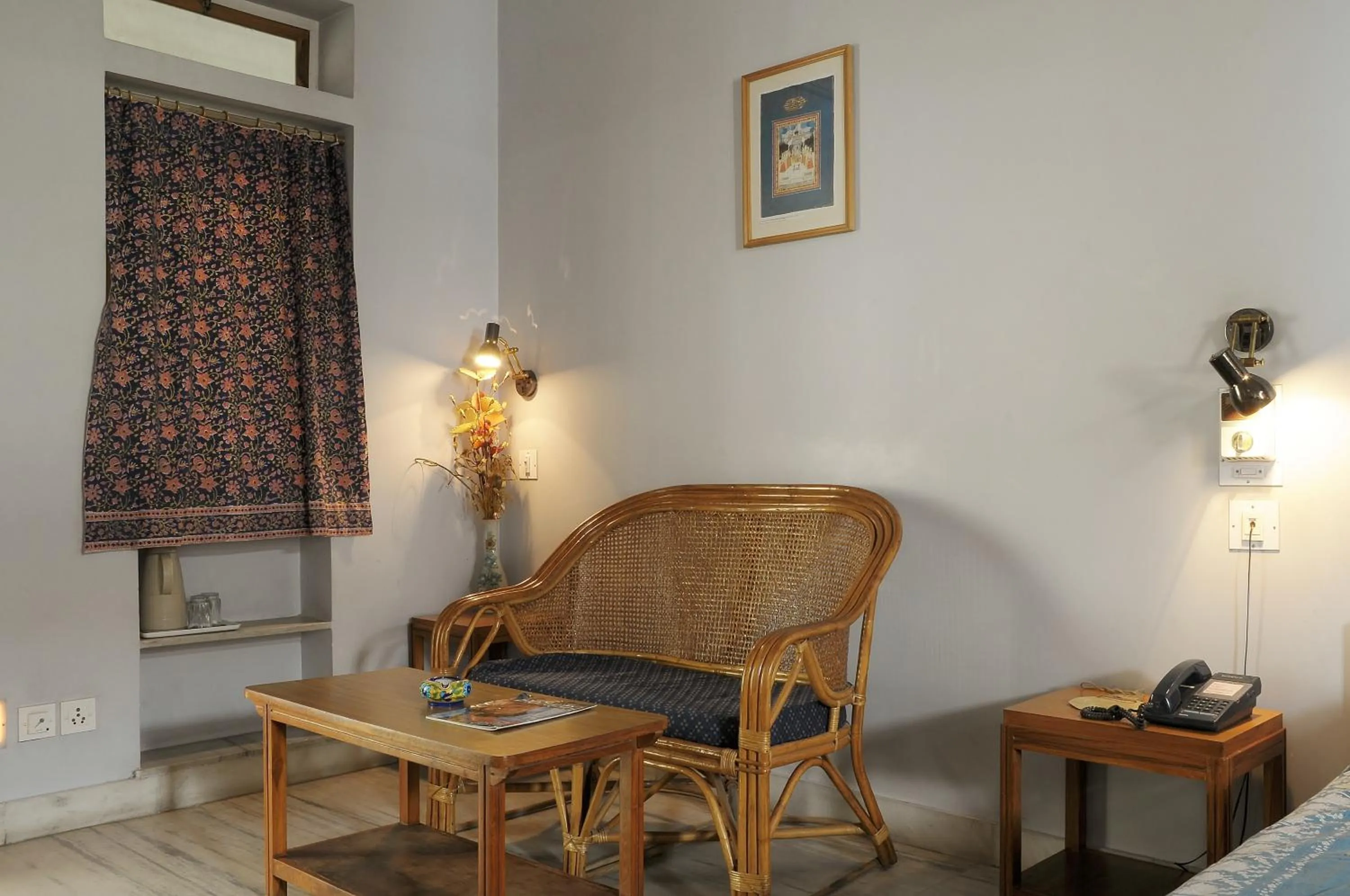 Seating area in Tara Niwas