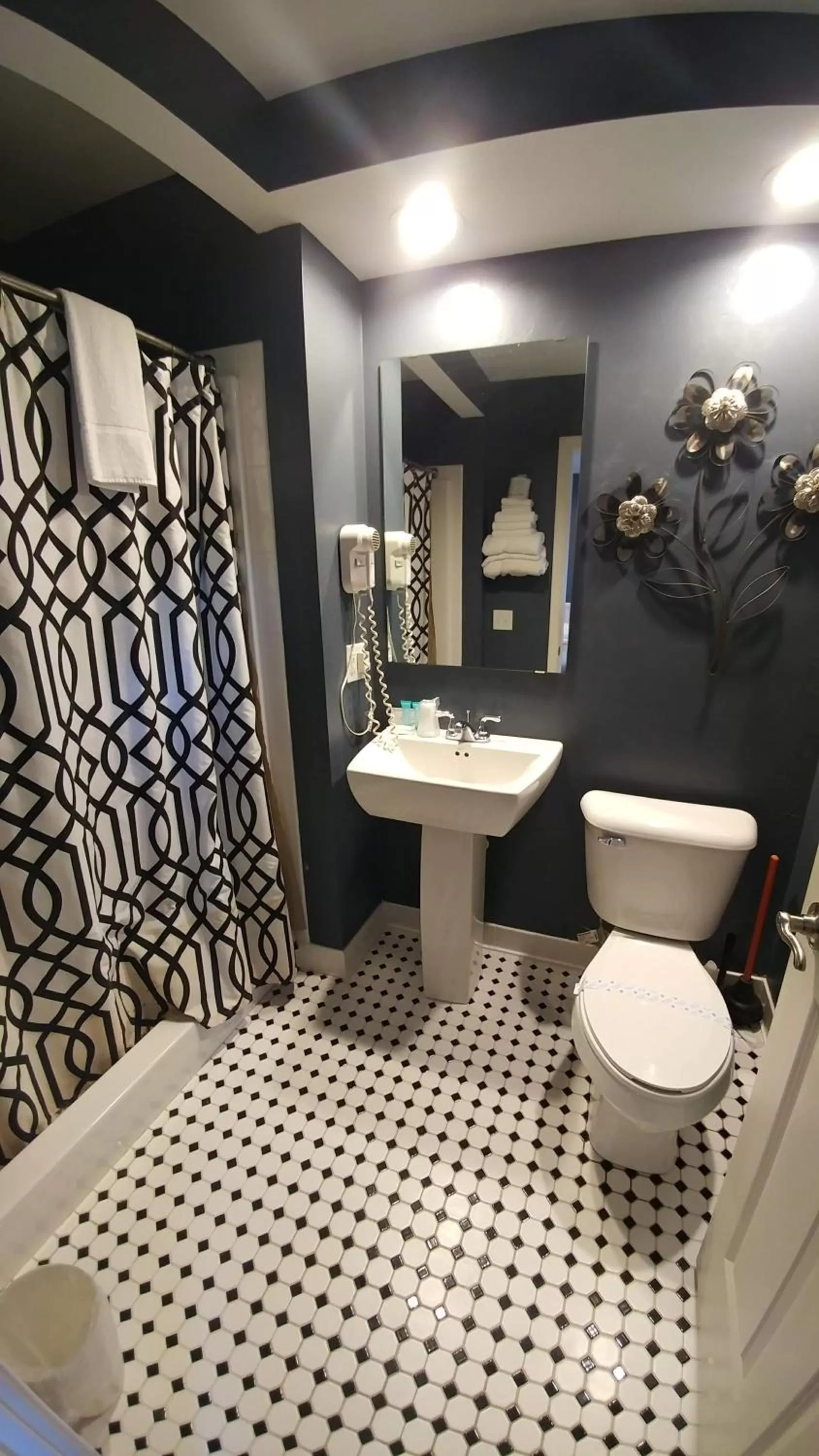 Bathroom in Motel 57