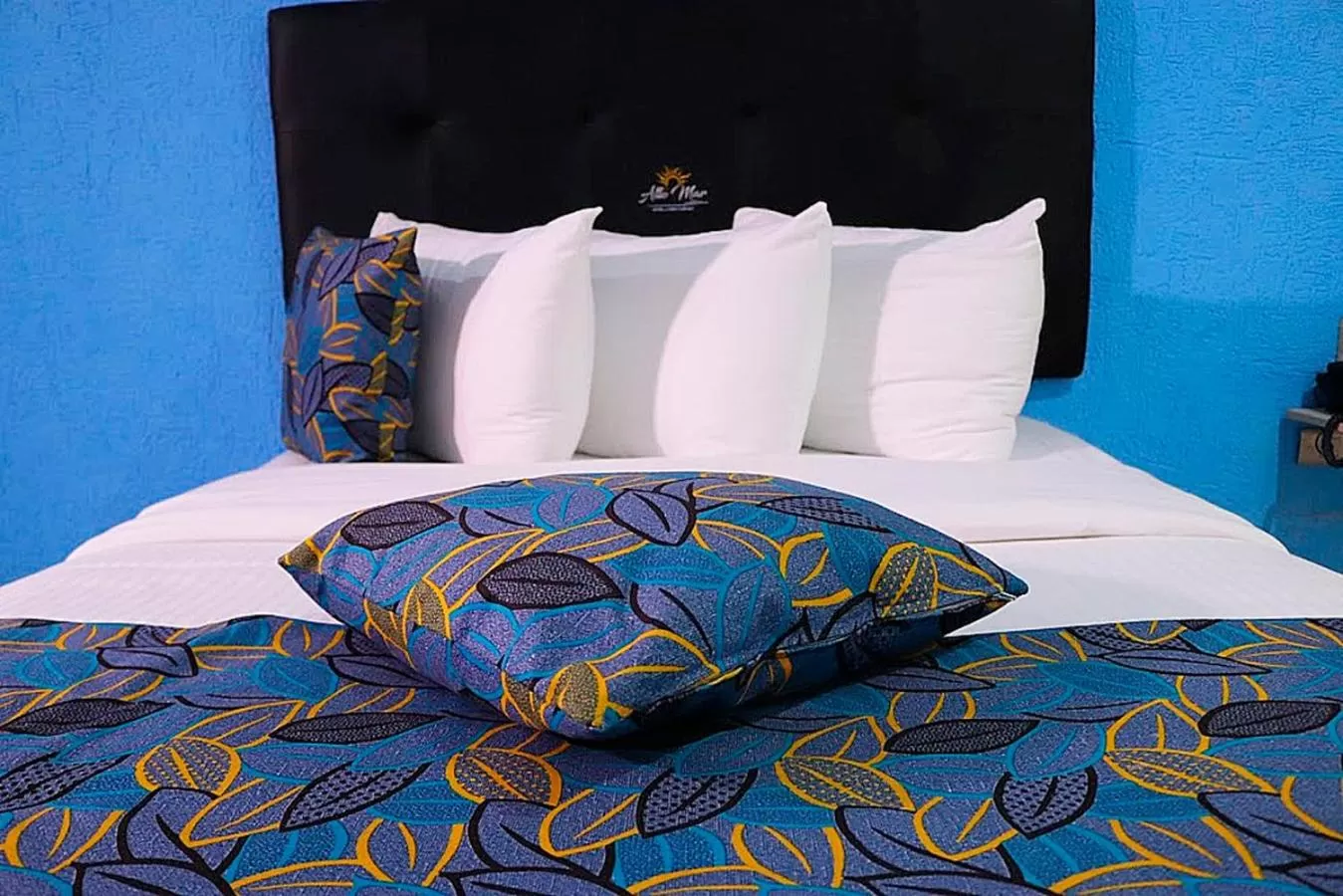 Bed in Hotel Alto Mar