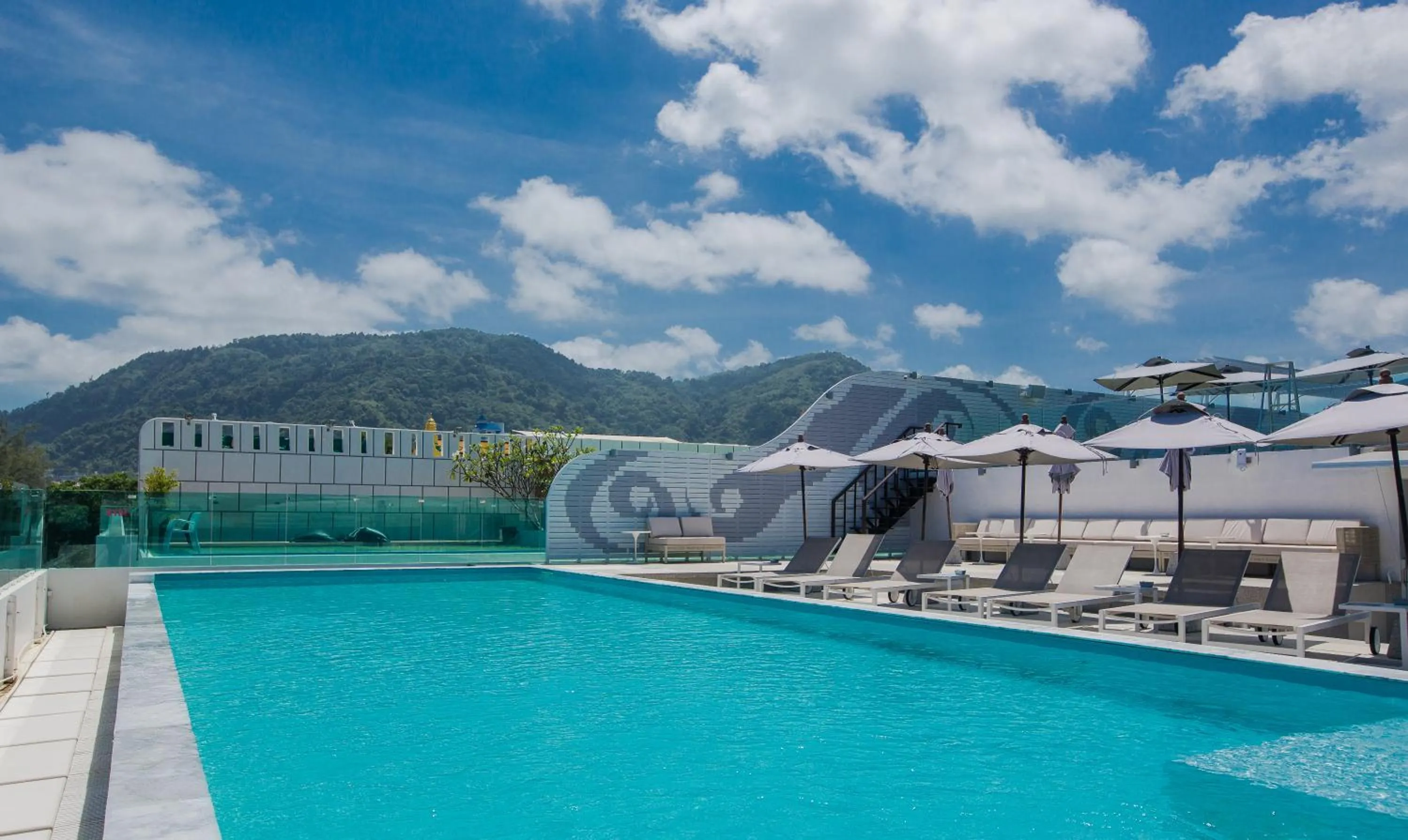 Swimming pool in The Bloc Hotel Phuket - SHA Extra Plus