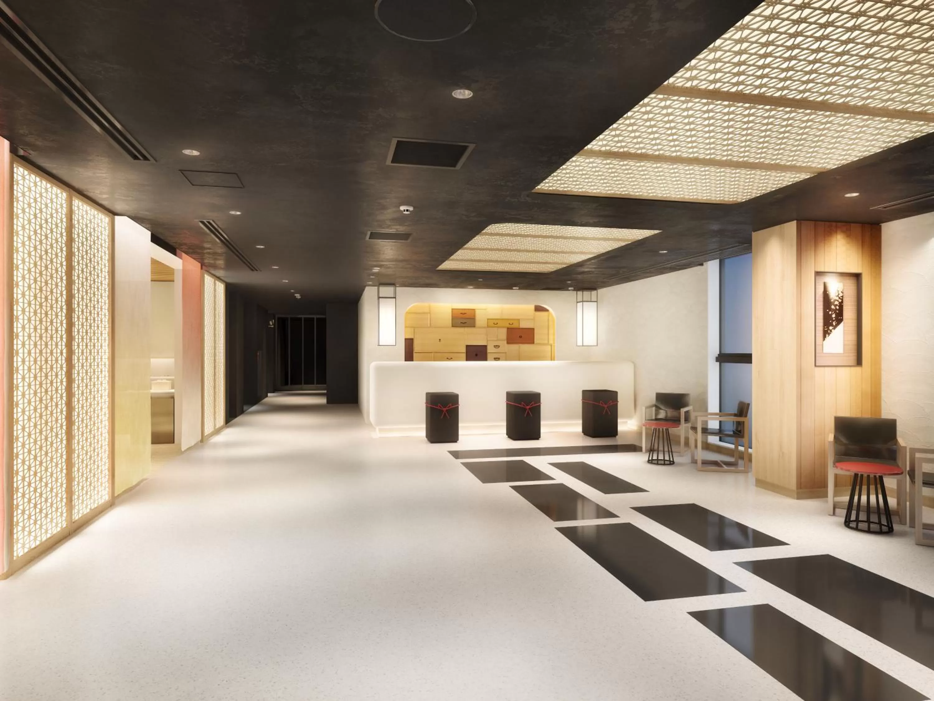 Seating area, Lobby/Reception in RIHGA Place Kyoto Shijo Karasuma