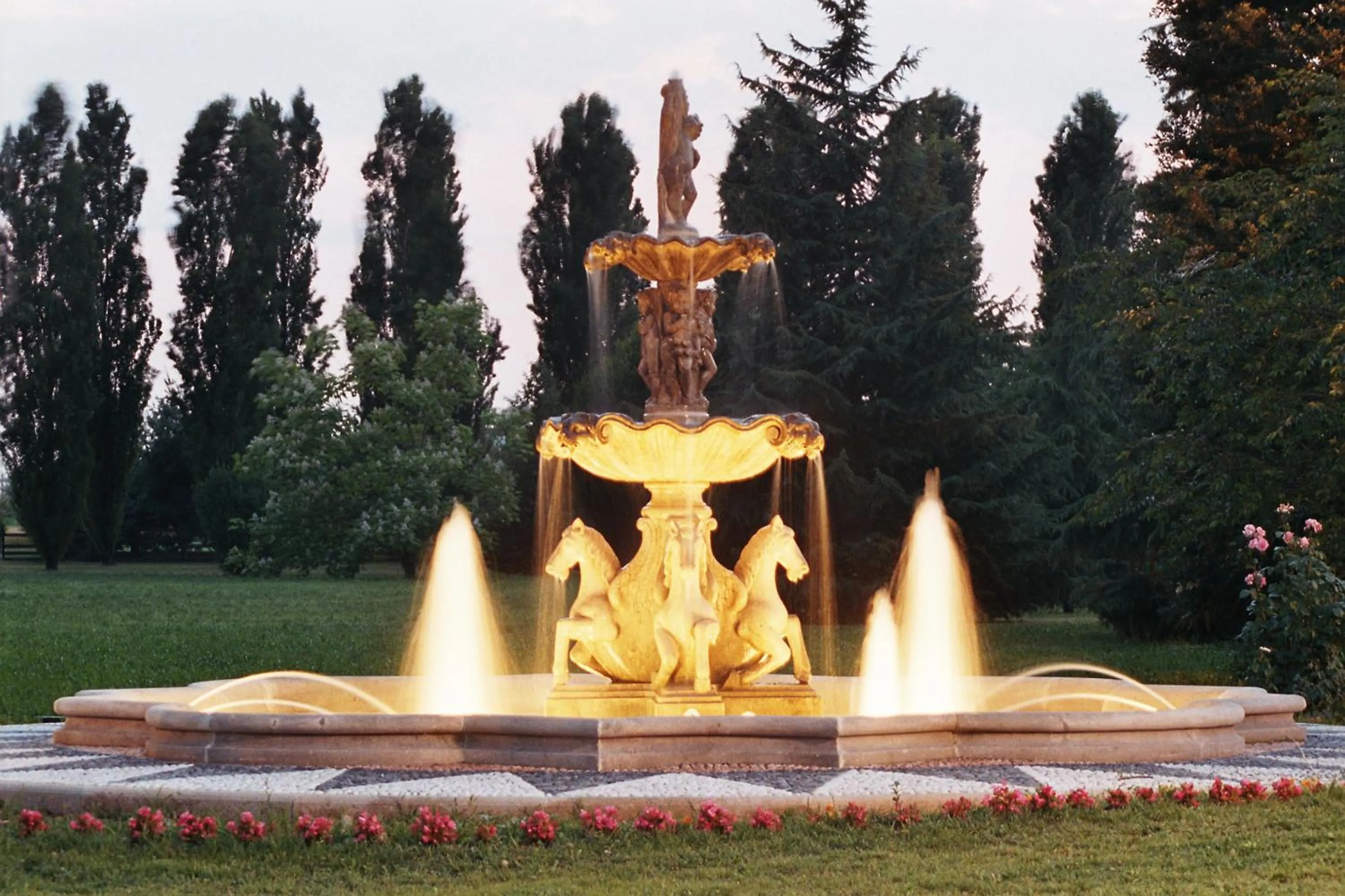 Garden in Villa Belvedere 1849