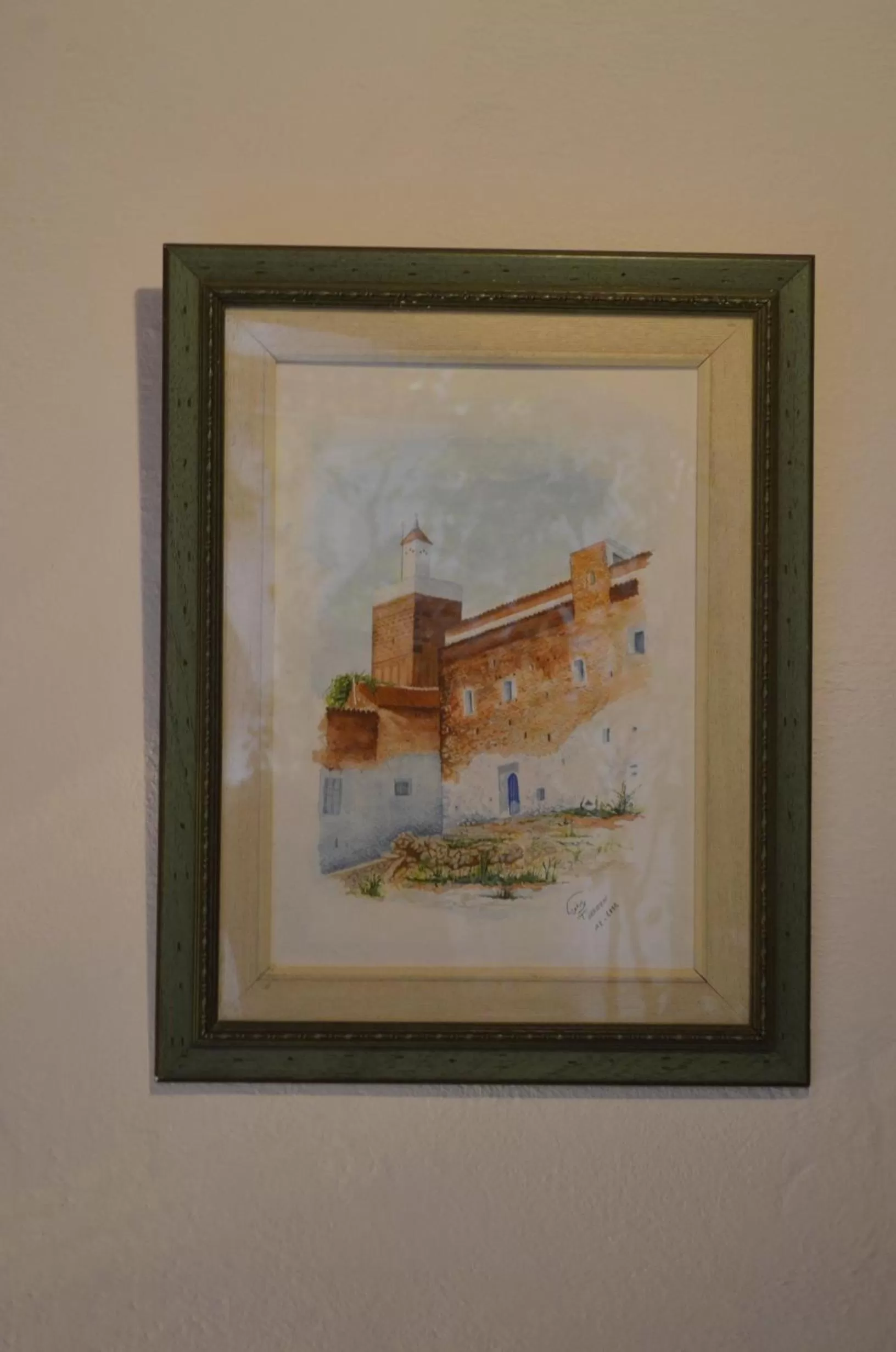 Decorative detail in Dar Meziana