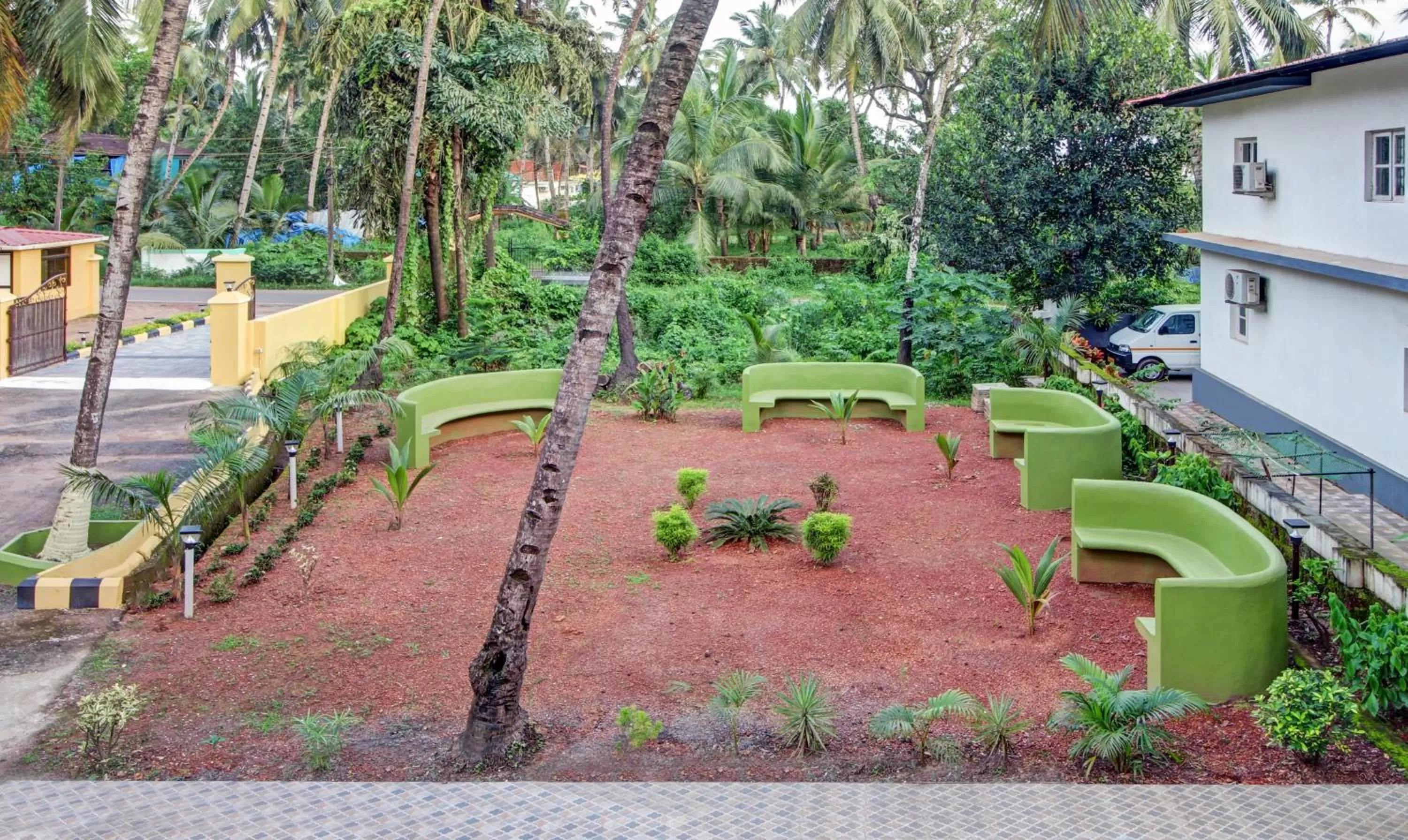 Garden in Treebo Majestic Palms, 2 Km From Colva Beach