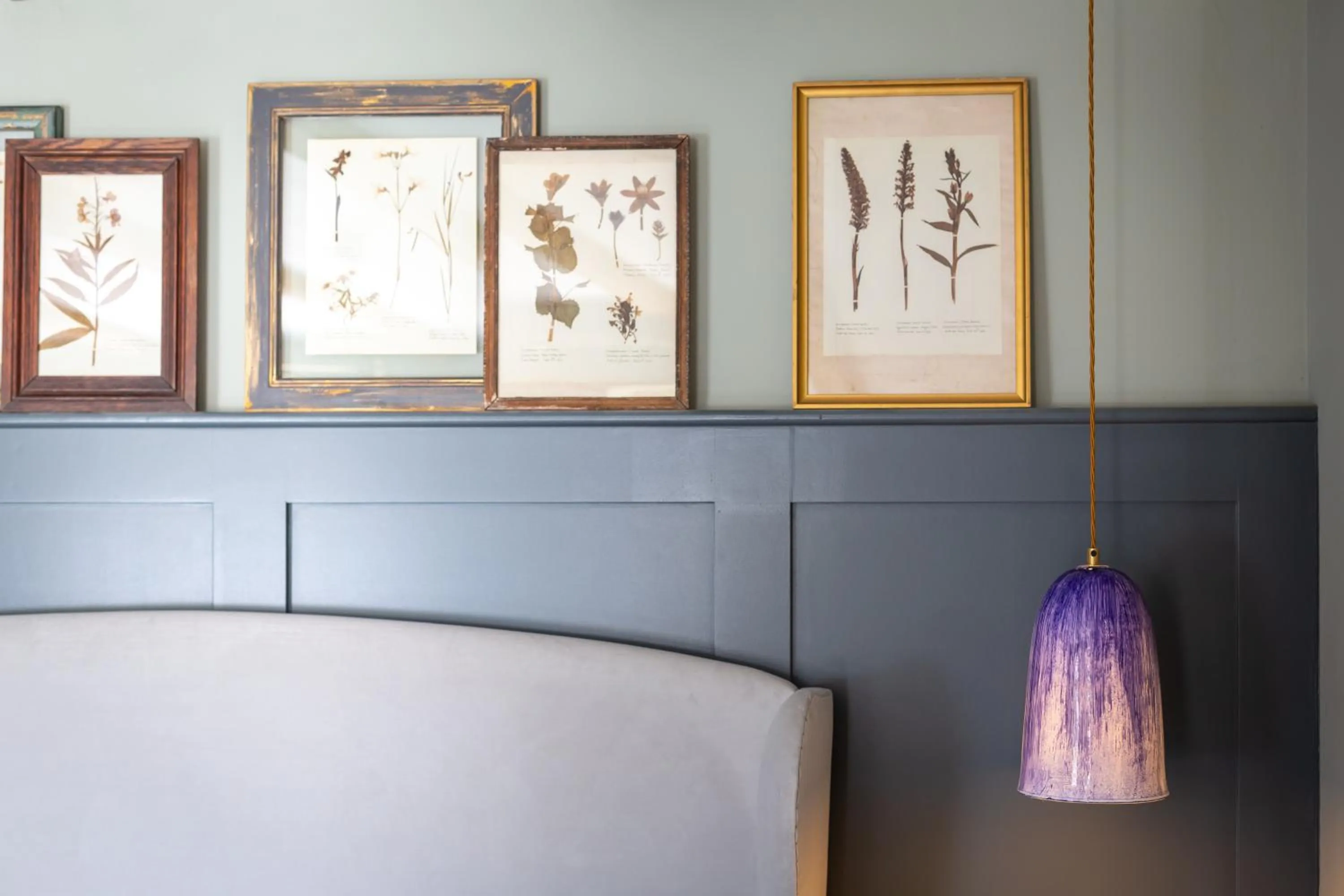 Decorative detail, Bed in The Frogmill Hotel