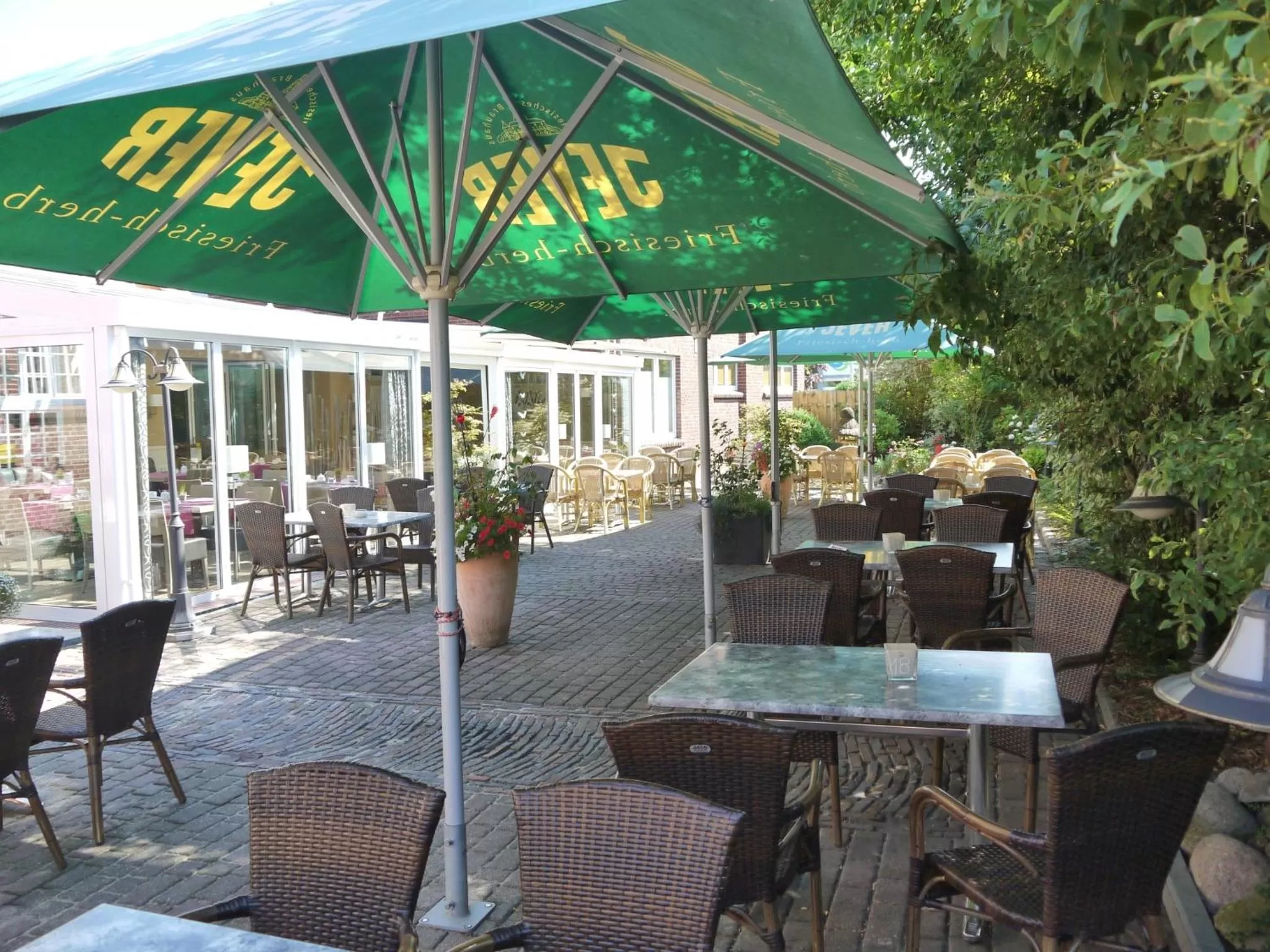 Garden in Hotel Friesische Wehde