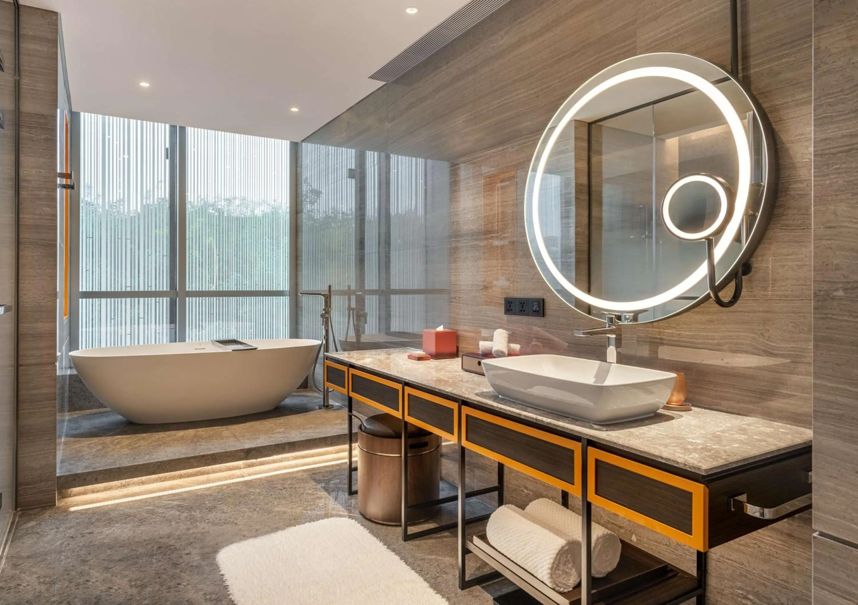 Bathroom in Canopy by Hilton Xi'an Qujiang