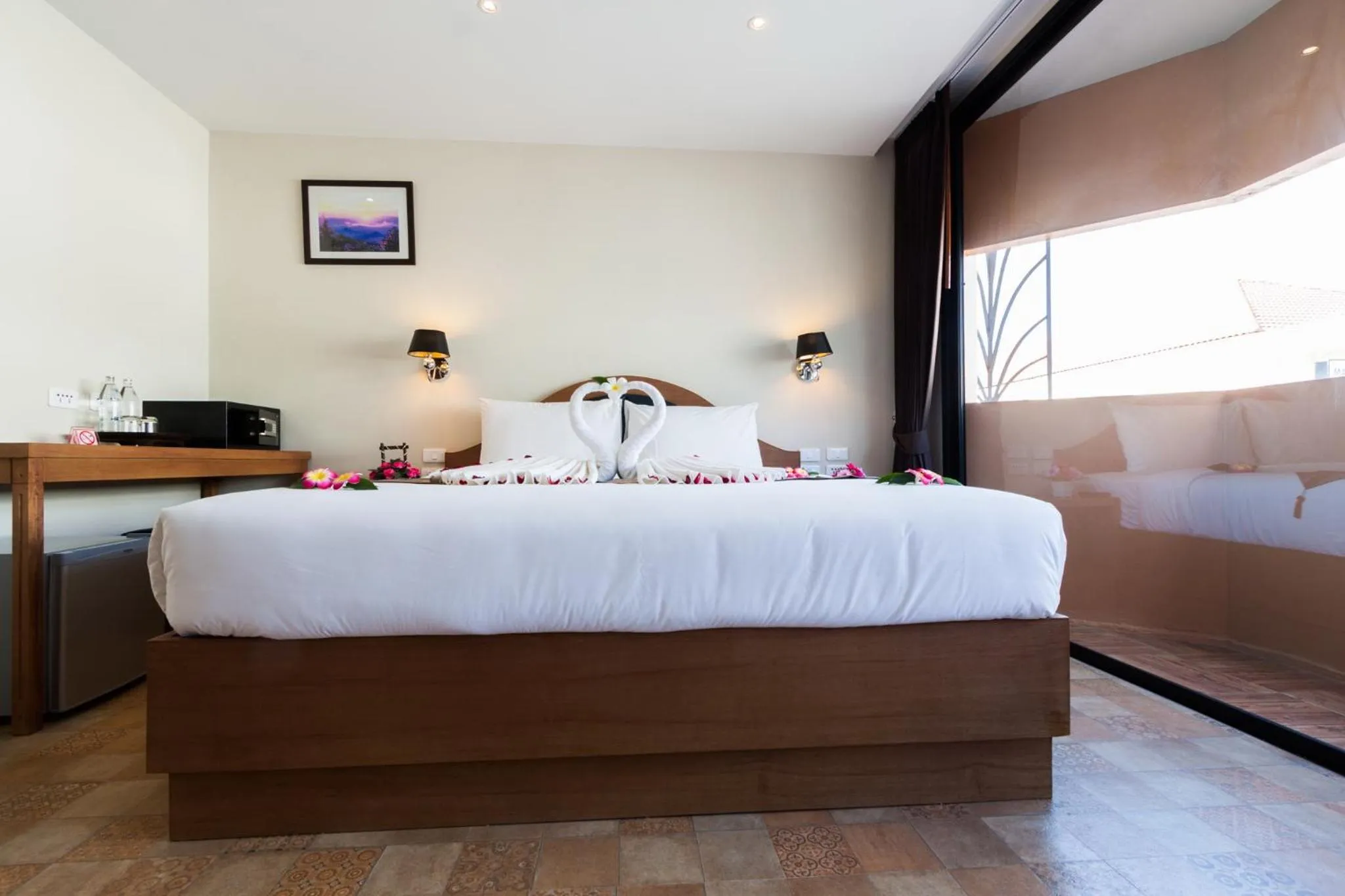 Bed in At Samui Boutique Hotel