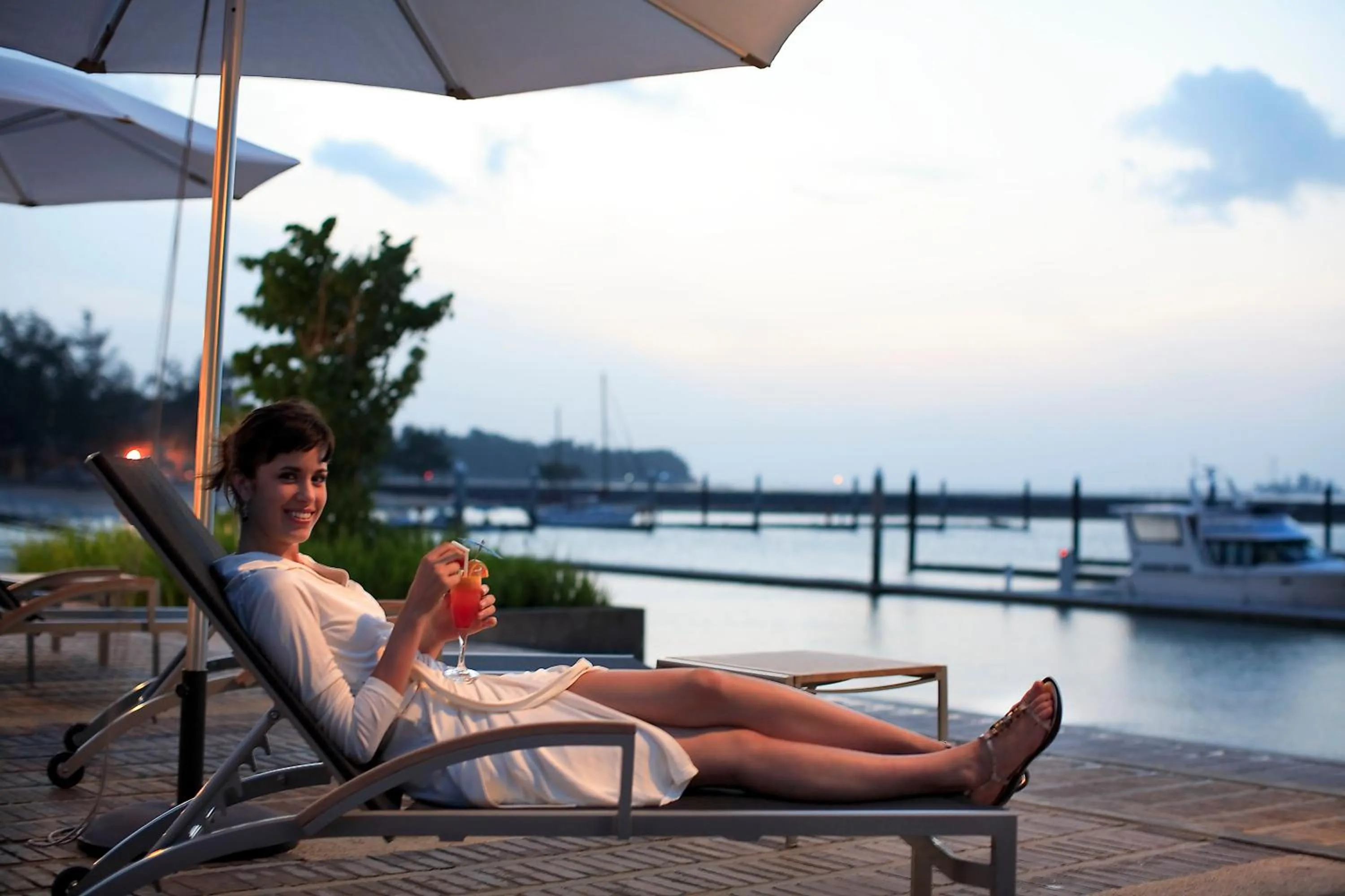 Beach in Nongsa Point Marina