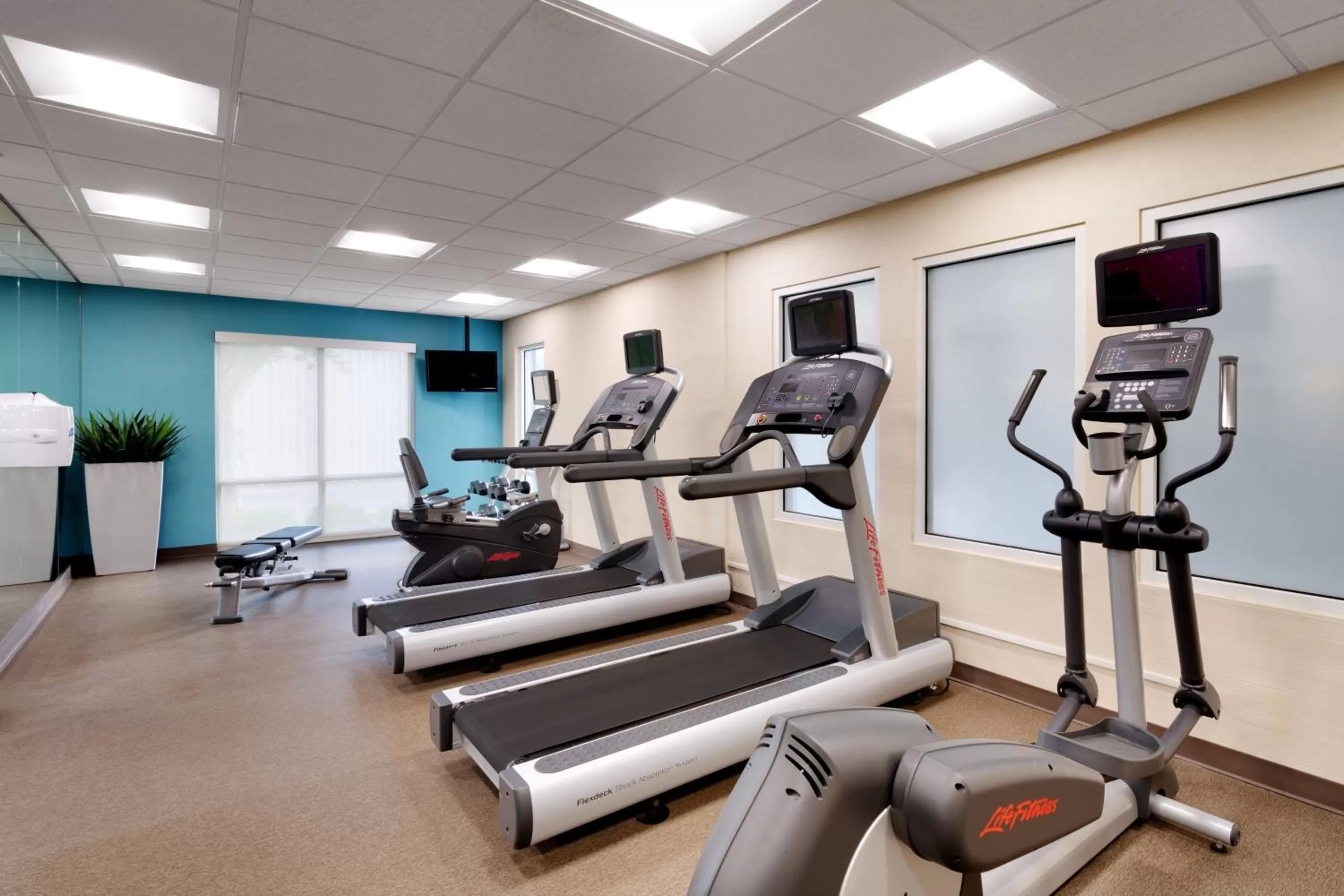 Fitness centre/facilities in Fairfield Inn & Suites by Marriott Yakima