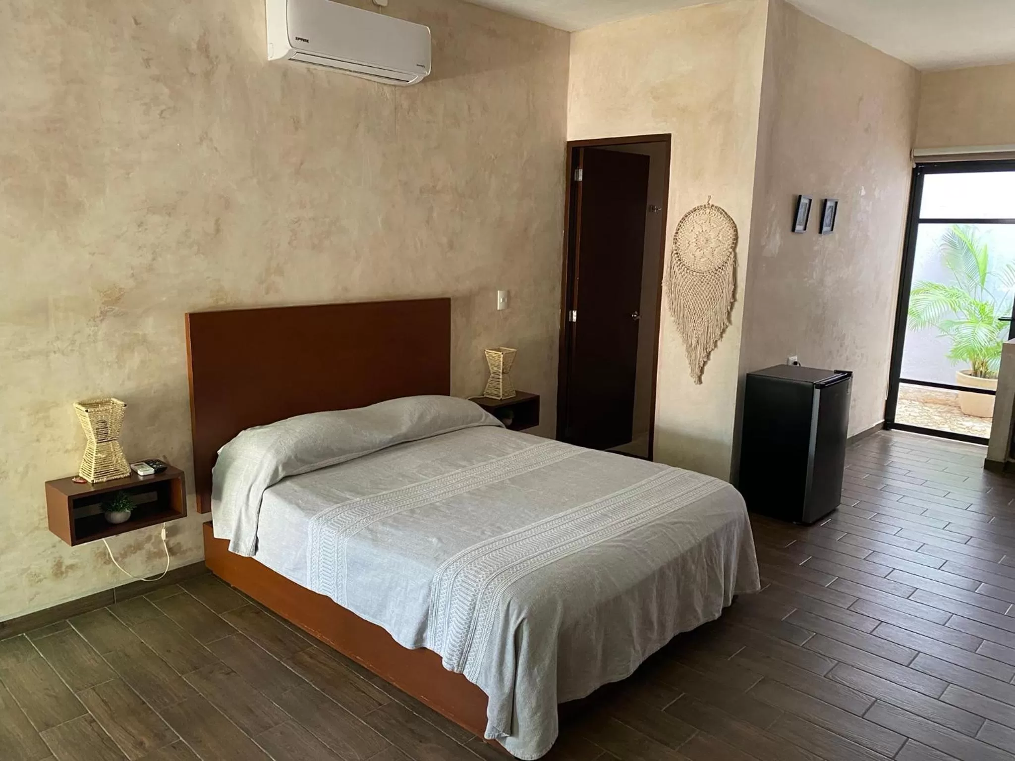 Bed in Hotelito YUM KAAX