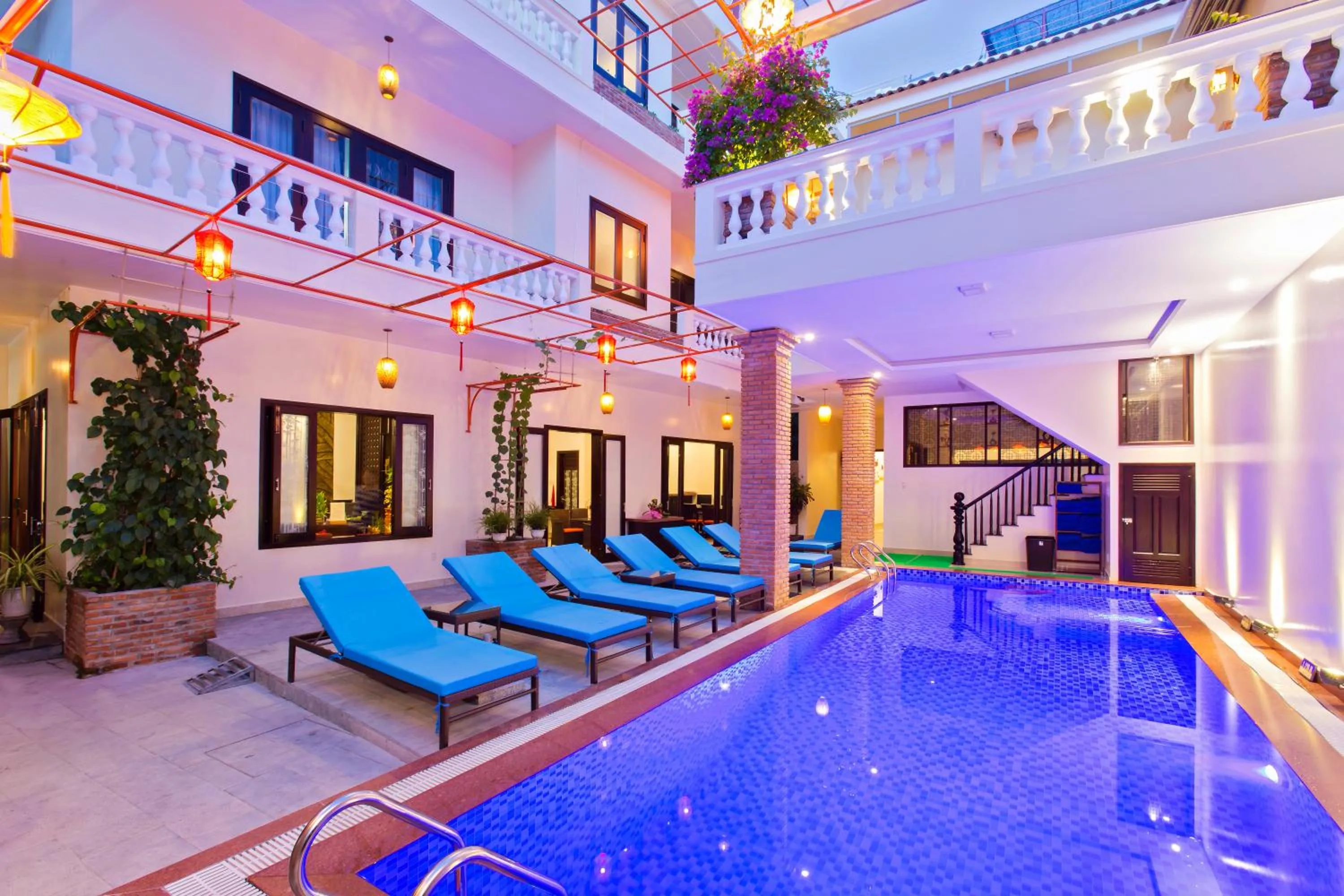 Pool view in Pham Gia Boutique Villa